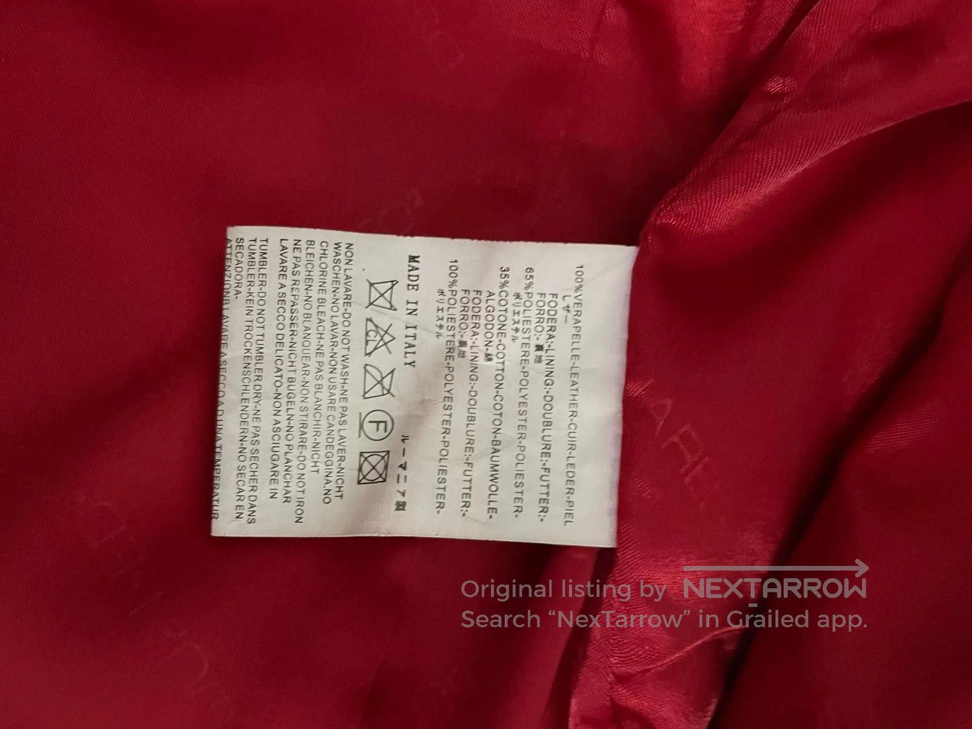 Dsquared2 Dsquared2 Oversized Collar Leather Jacket. Size L / US 10 / IT 46 - 5 Thumbnail
