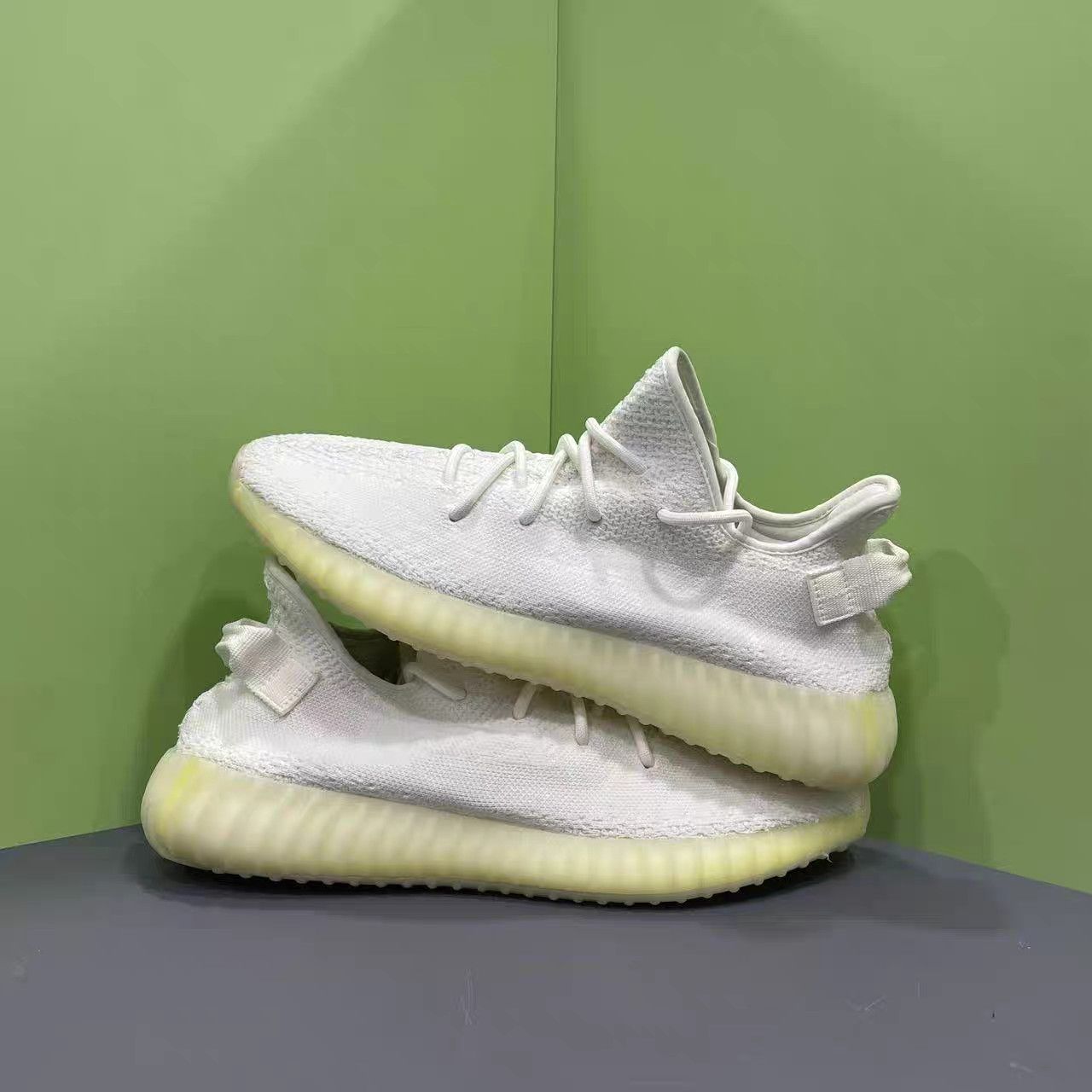 Adidas adidas Yeezy Boost 350 V2 Cream White K15 Size US 13 / EU 46 - 6 Thumbnail