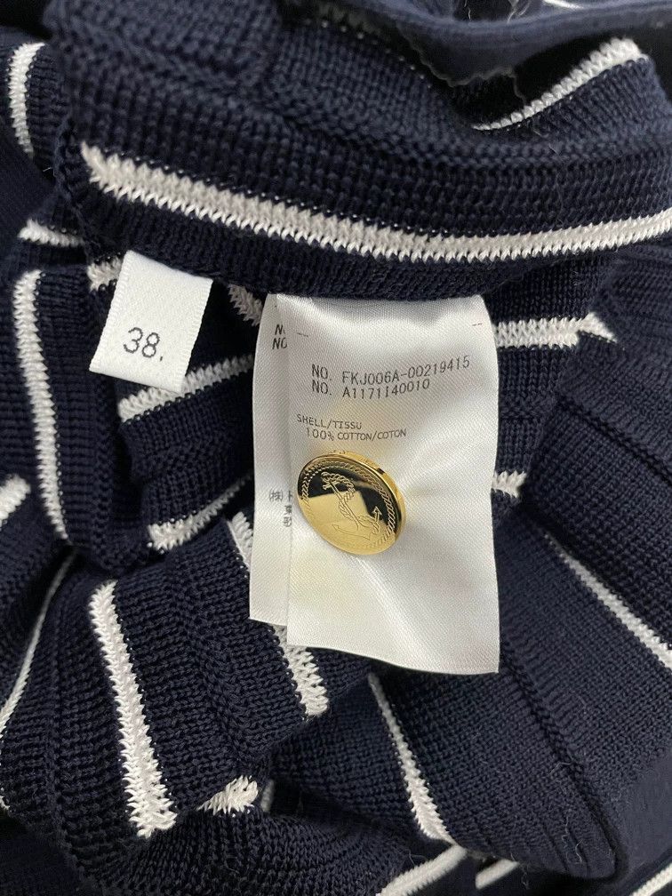Thom Browne Thom browne Dark blue vertical striped cuff hem pleated des Size XS / US 0-2 / IT 36-38 - 6 Thumbnail