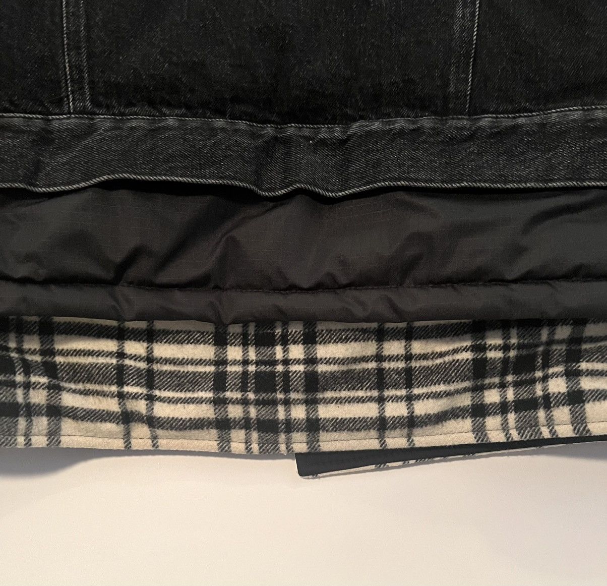 Balenciaga Balenciaga layered puffer Denim Jacket Size US M / EU 48-50 / 2 - 5 Thumbnail