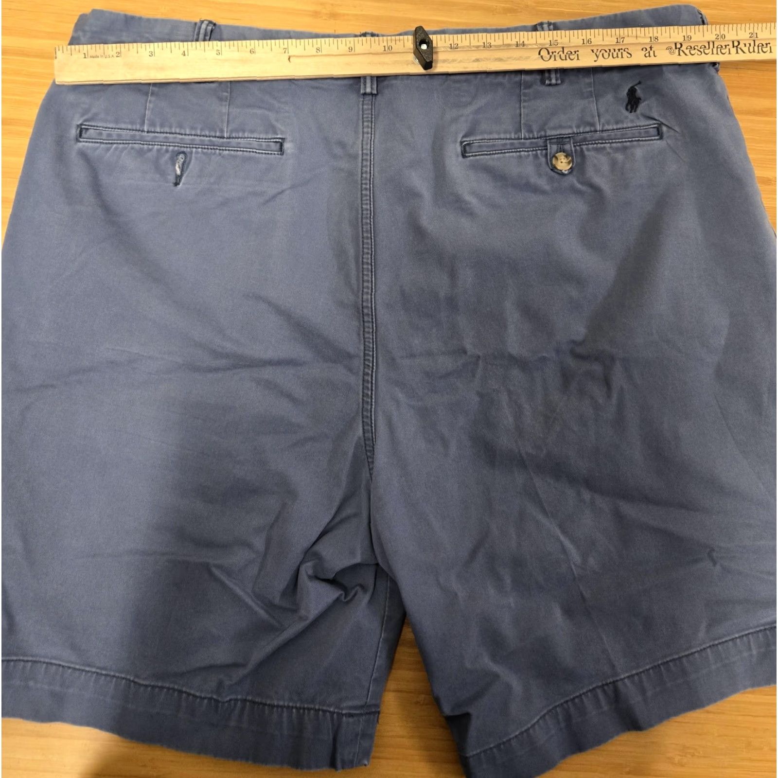 Polo Ralph Lauren Polo Ralph Lauren Shorts Mens 40 Chino Stretch Classic Fit Twill Blue The Polo Chino Mens Shorts 40 Blue Size US L / EU 52-54 / 3 - 6 Thumbnail