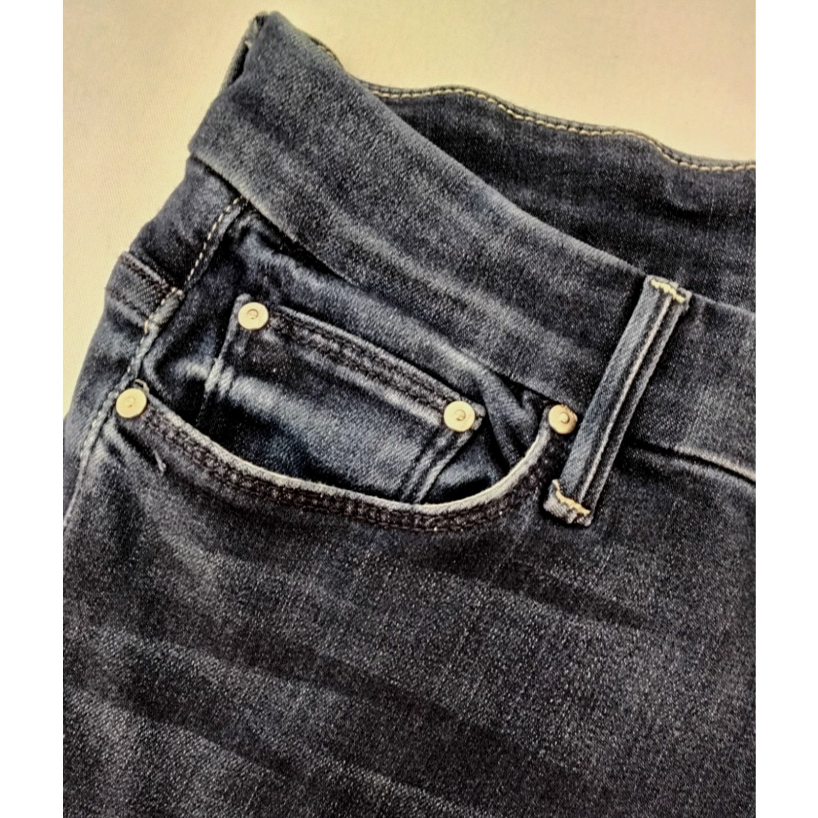 MOTHER Mother Highwaisted Looker Ankle Jean Women's 28 Dark Wash Size 28" / US 6 / IT 42 - 6 Thumbnail