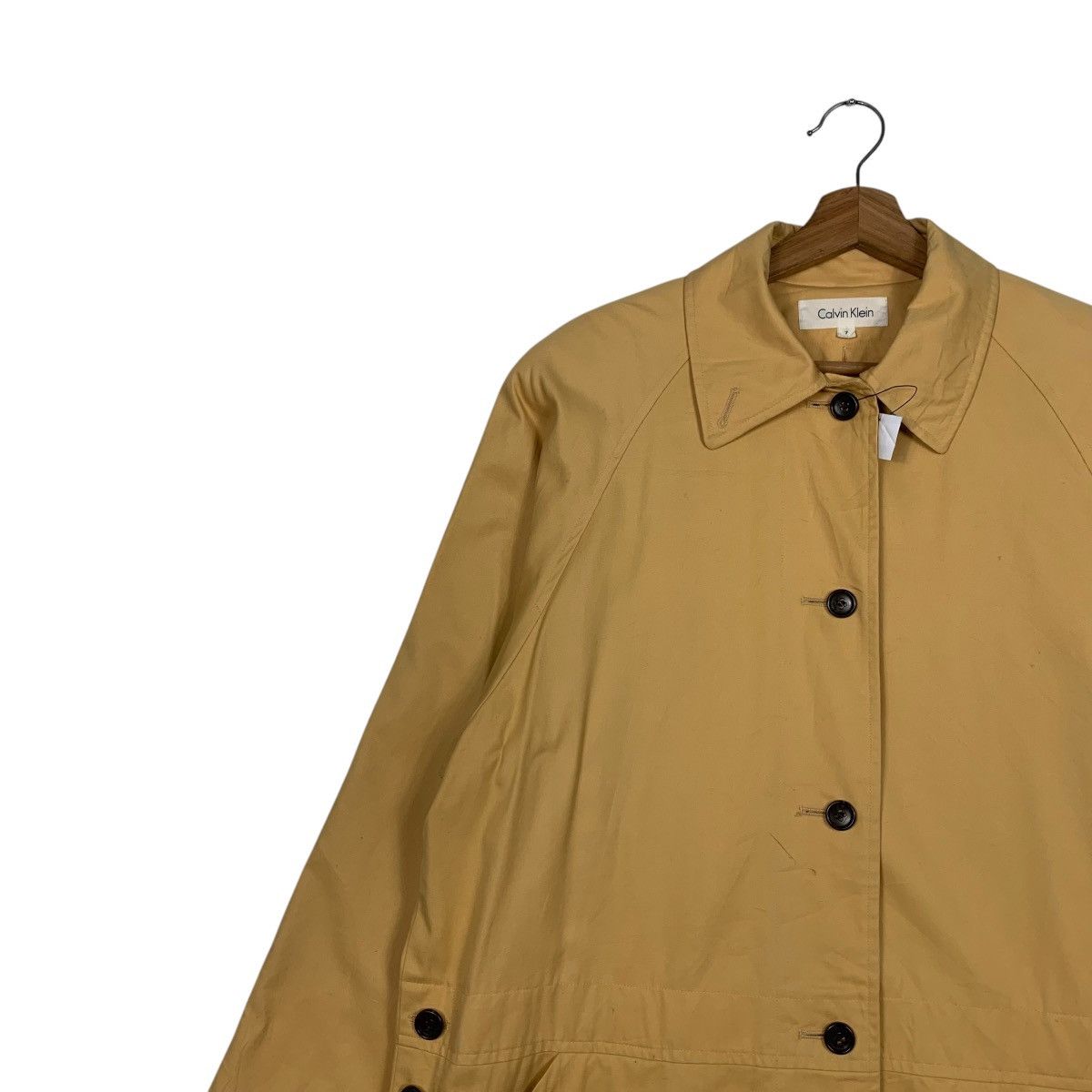 Calvin Klein CALVIN KLEIN Yellow Overcoat Jacket #2325-C104 Size US L / EU 52-54 / 3 - 7 Thumbnail