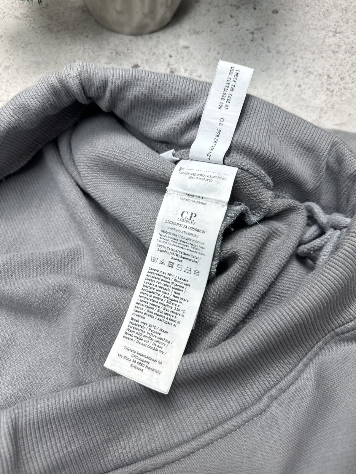 C.P. Company C.P Company Sweatpants Grey Men’s L Size US 34 / EU 50 - 11 Thumbnail
