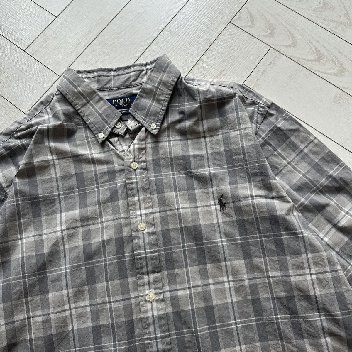 Polo Ralph Lauren Polo Ralph Lauren striped Custom Fit basic button shirt y2k Size US XL / EU 56 / 4 - 4 Thumbnail