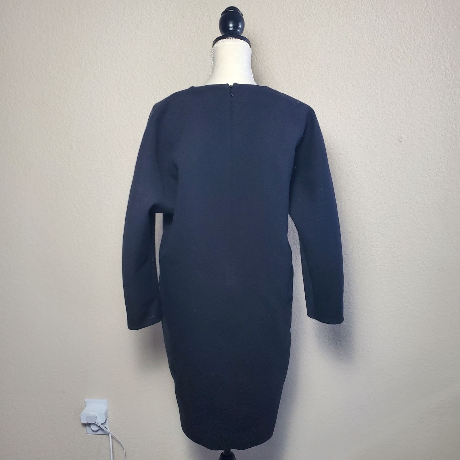 Everlane Everlane Black Mini Dress Large Size L / US 10 / IT 46 - 4 Thumbnail