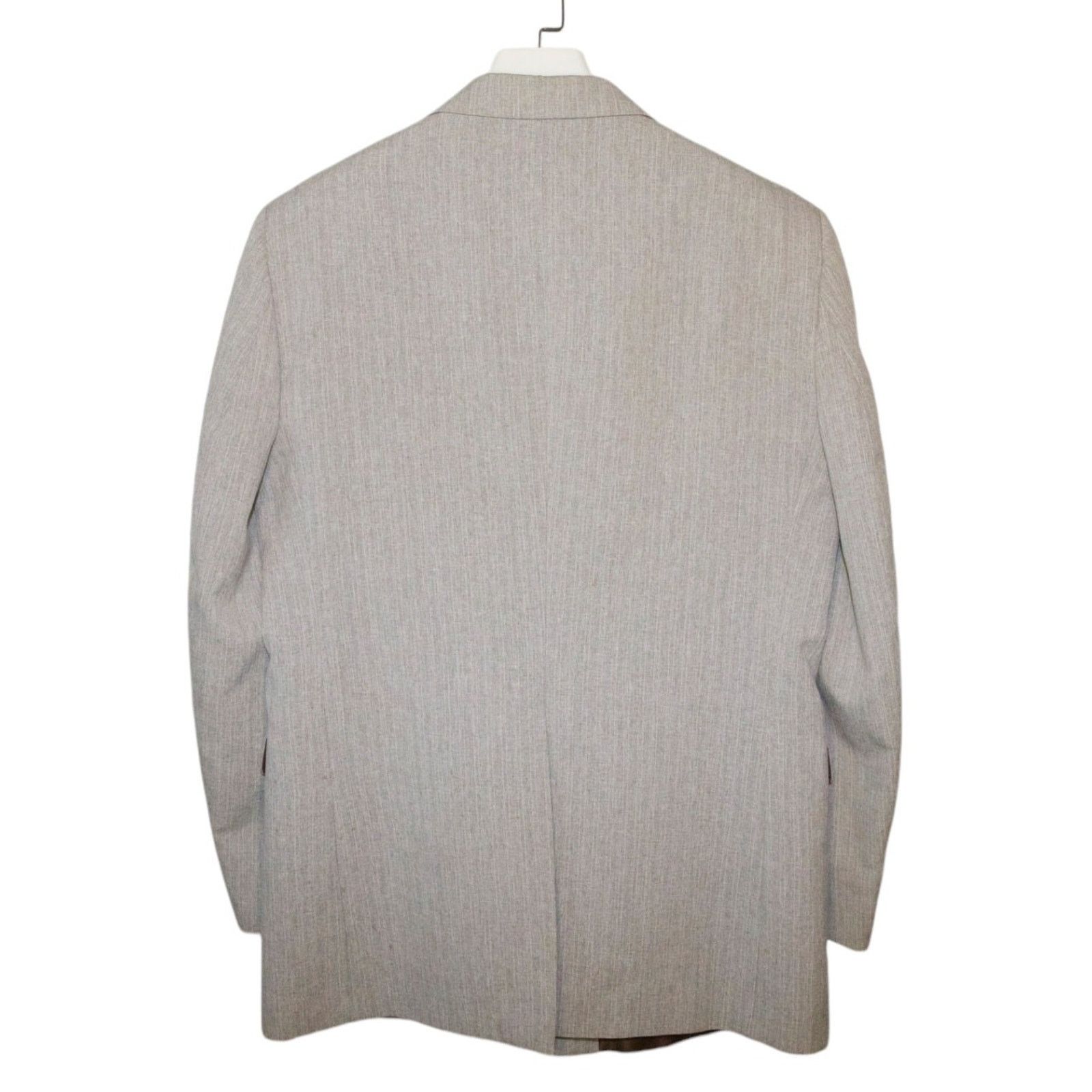 Haggar Haggar Men's 46L Gray Pinstripe Sport Coat Blazer Size 46L - 5 Thumbnail