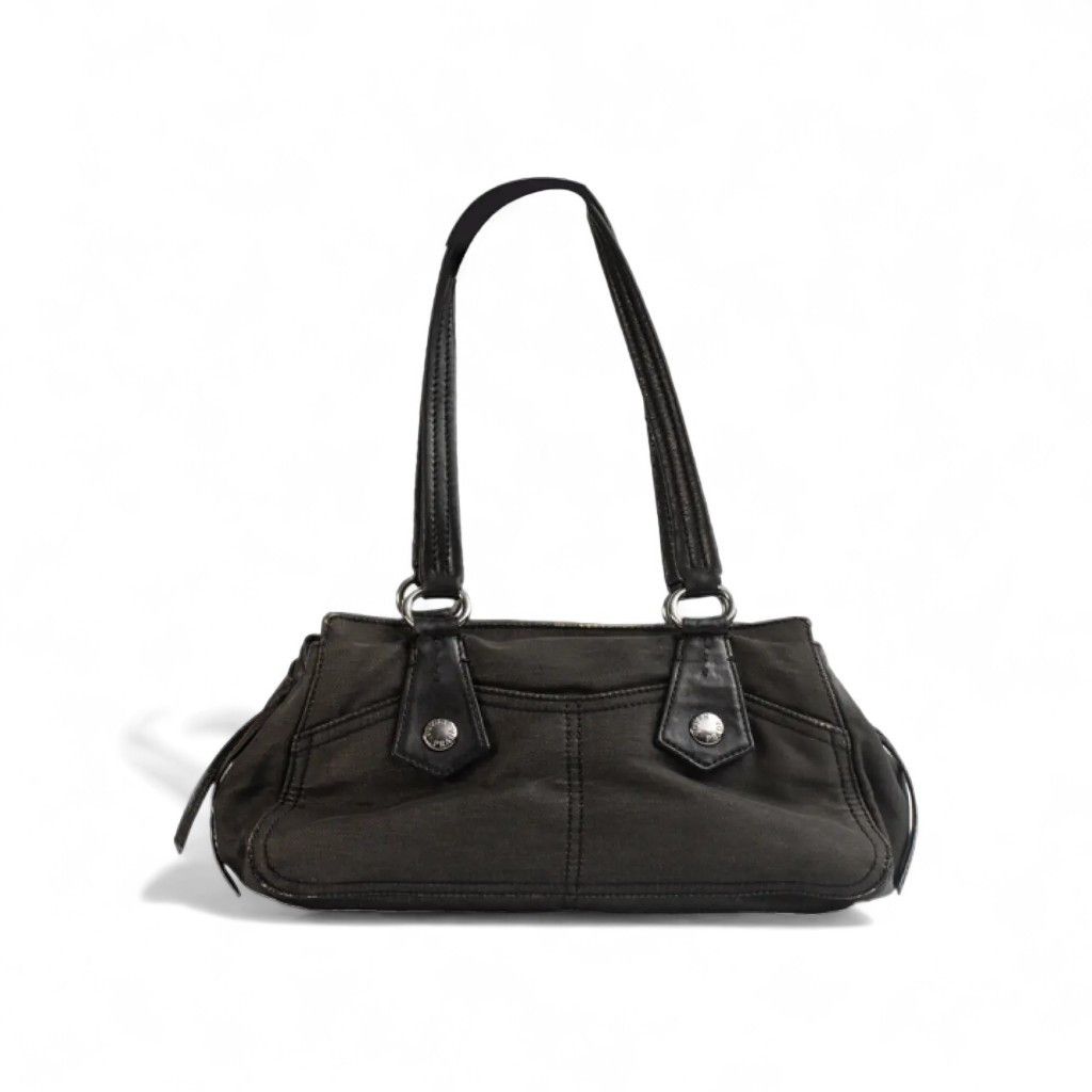 Prada Prada - Shoulder Bag Denim Black Leather Size ONE SIZE - 1 Thumbnail