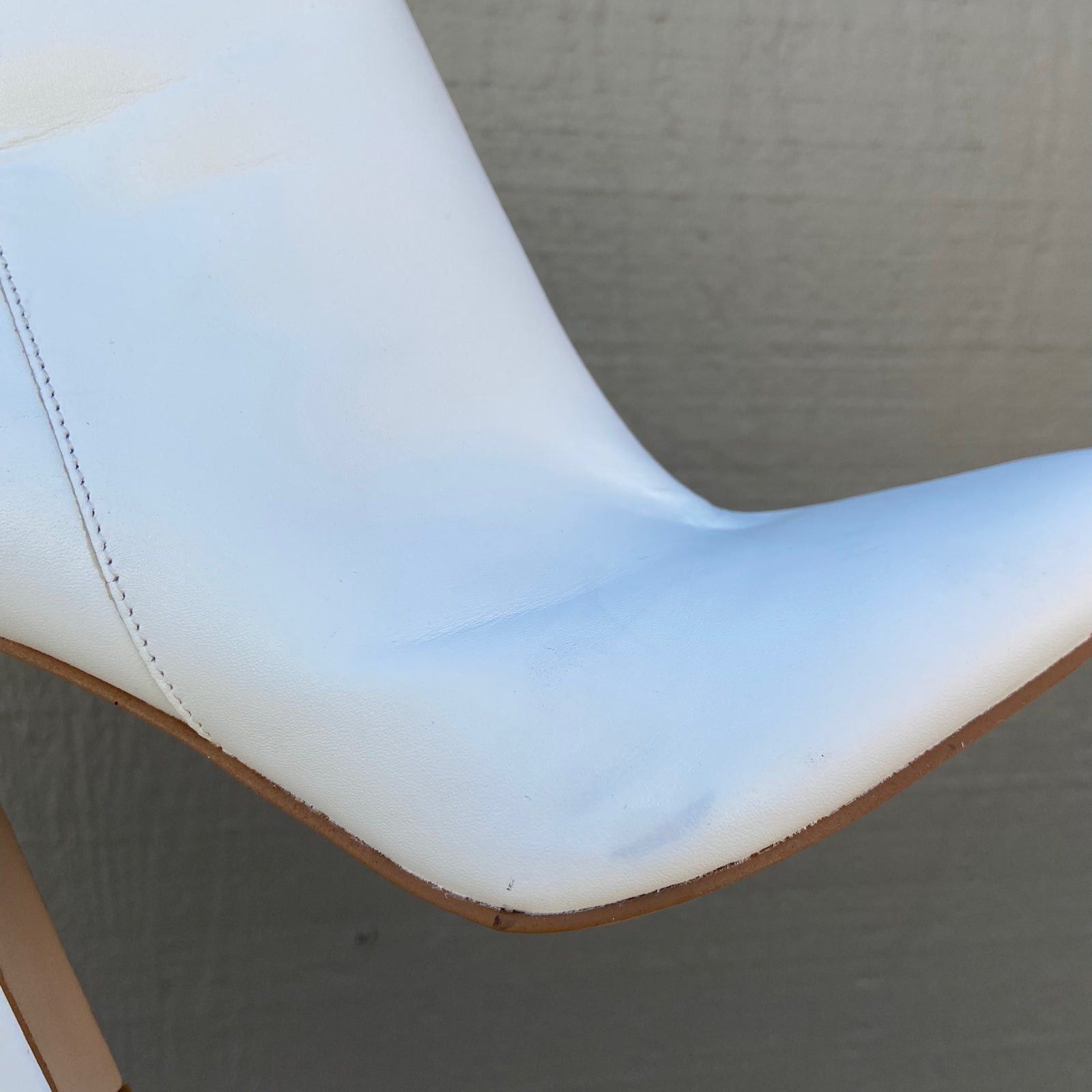 Marc Fisher Marc Fisher LTD White Leather Pointed Toe Ankle Booties Size US 8.5 / IT 38.5 - 3 Thumbnail