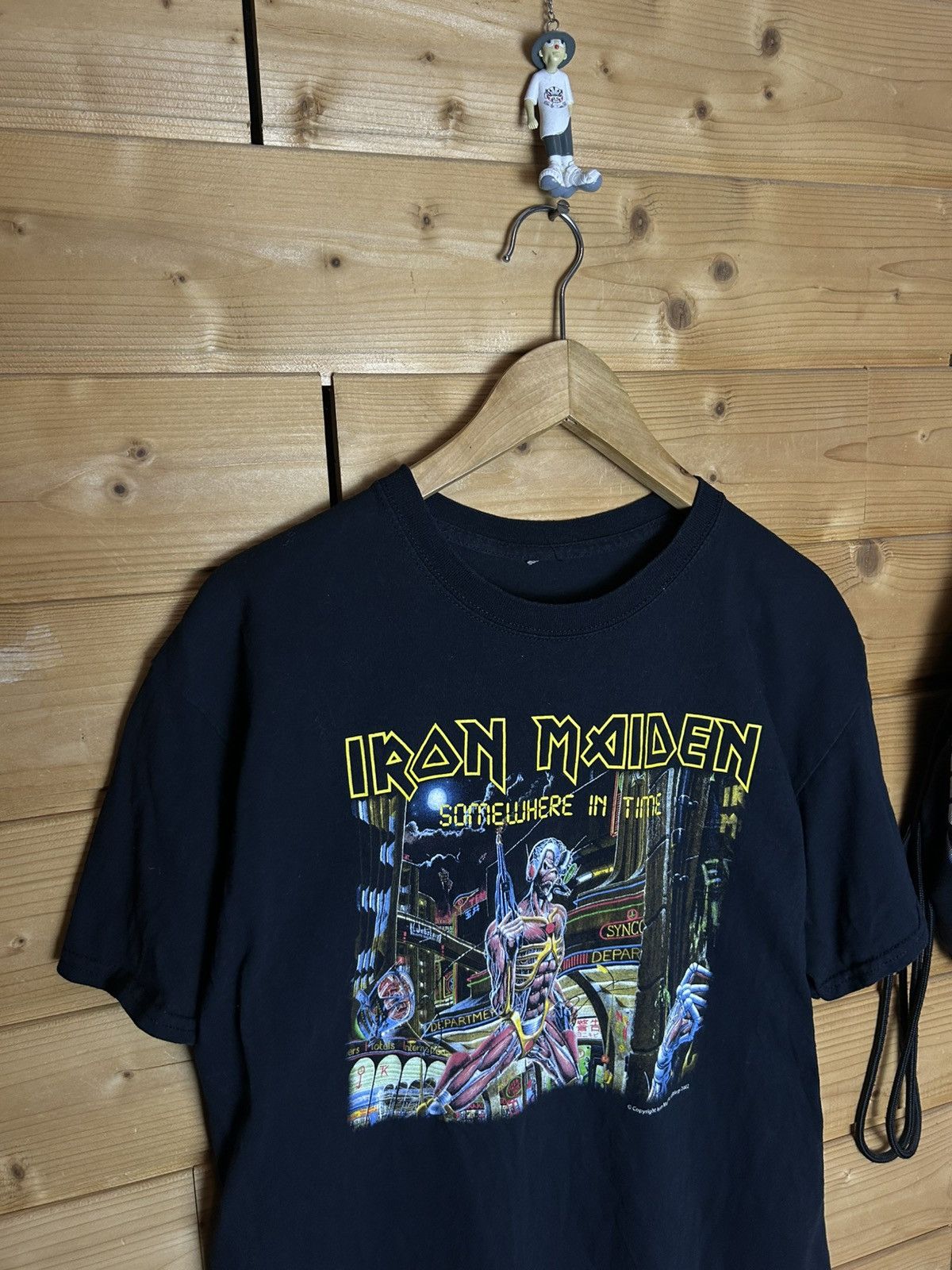 Vintage Vintage 2002 Iron Maiden somewhere in time tour t shirt Size US L / EU 52-54 / 3 - 1 Thumbnail