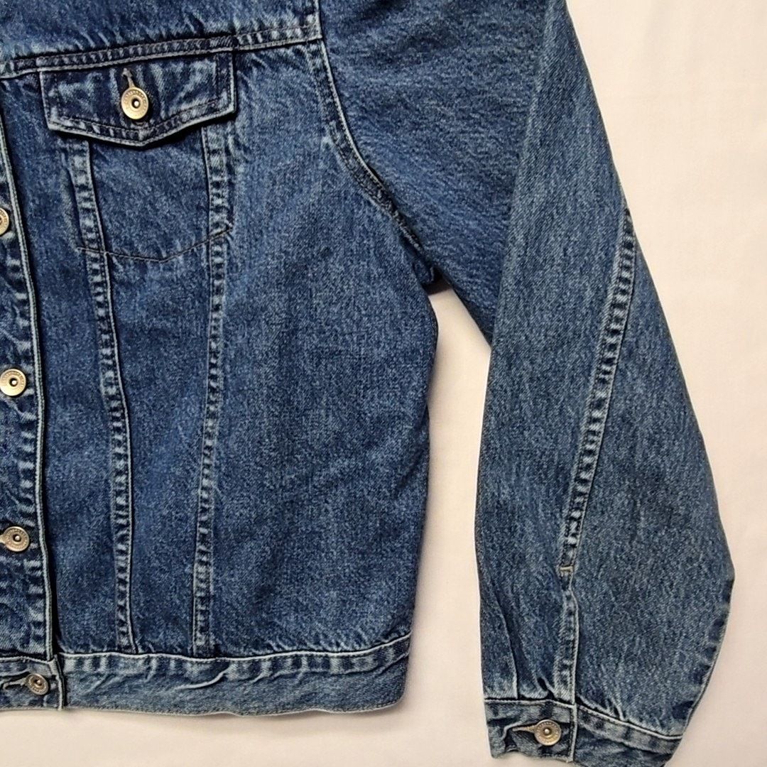 Vintage Vintage Crossroads Womens Denim Jacket Classic Blue 90s XL Size XL / US 12-14 / IT 48-50 - 3 Thumbnail