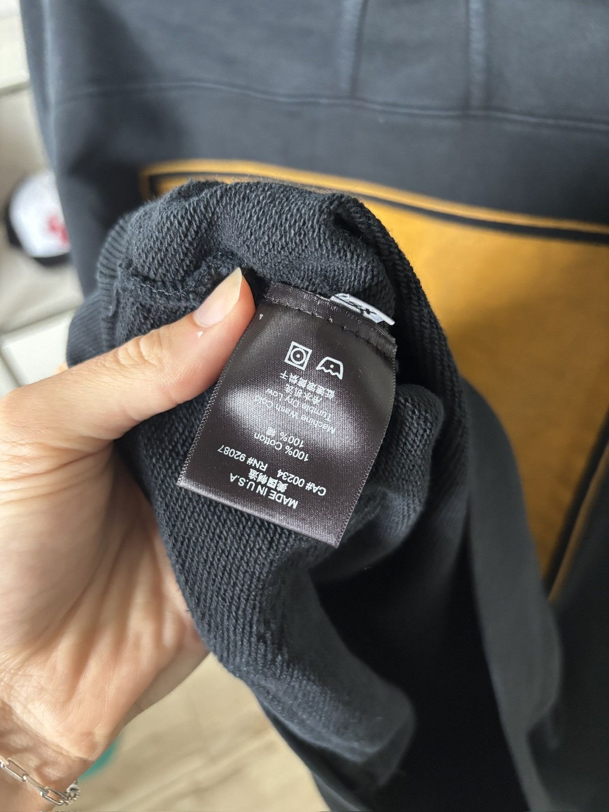 Rhude RHUDE | MOONLIGHT LOGO HOODIE BLACK Size US M / EU 48-50 / 2 - 9 Thumbnail