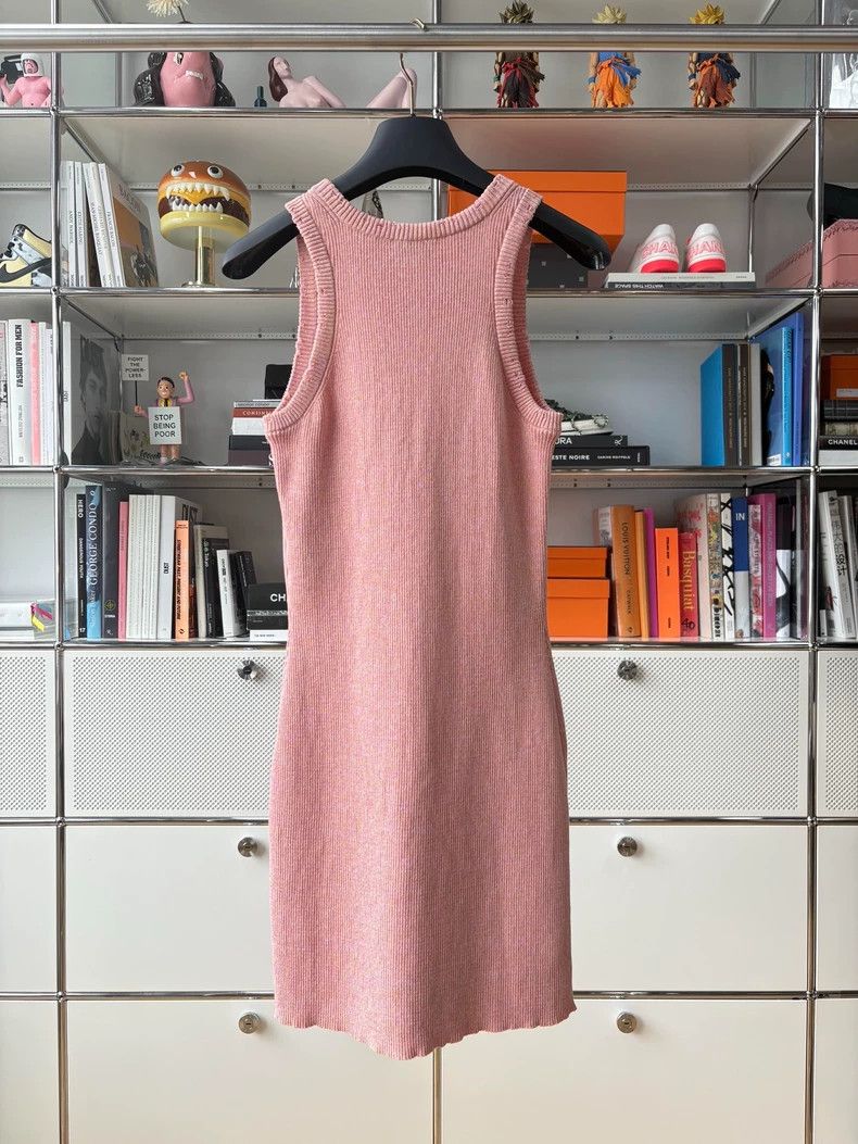 Chanel Chanel 25p candy pink knitted vest long skirt dress Size XXS / US 00 / IT 34 - 3 Thumbnail