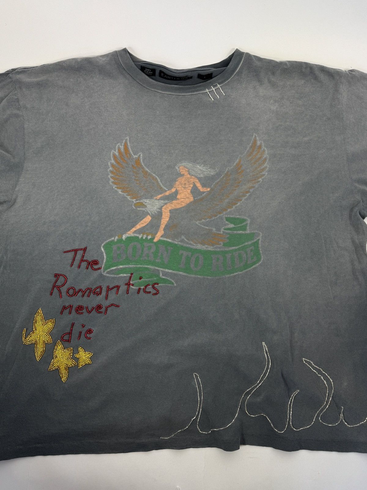 Earthling OVERSIZED BORN TO RIDE T-SHIRT Size US L / EU 52-54 / 3 - 4 Thumbnail