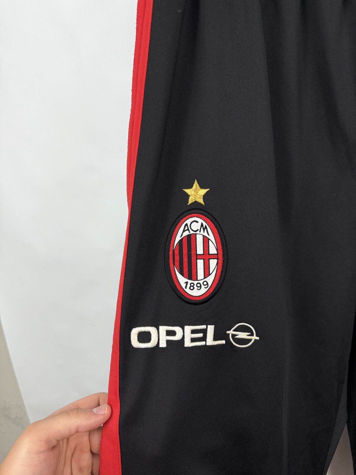 Adidas 🇮🇹 Vintage Y2K Adidas Ac Milan Opel Tracksuit Retro Rare Hype Size US L / EU 52-54 / 3 - 10 Thumbnail