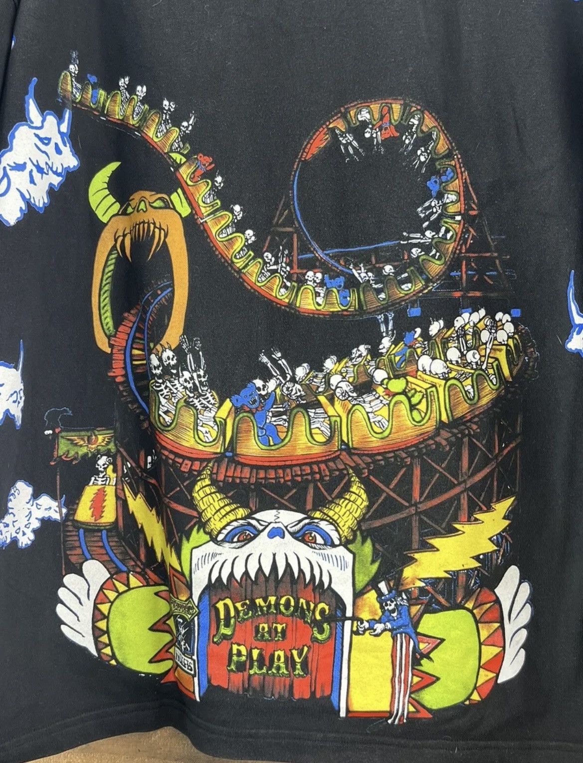 Dap Demons At Play Trippie Red Black Shirt Size 2XL Rare
