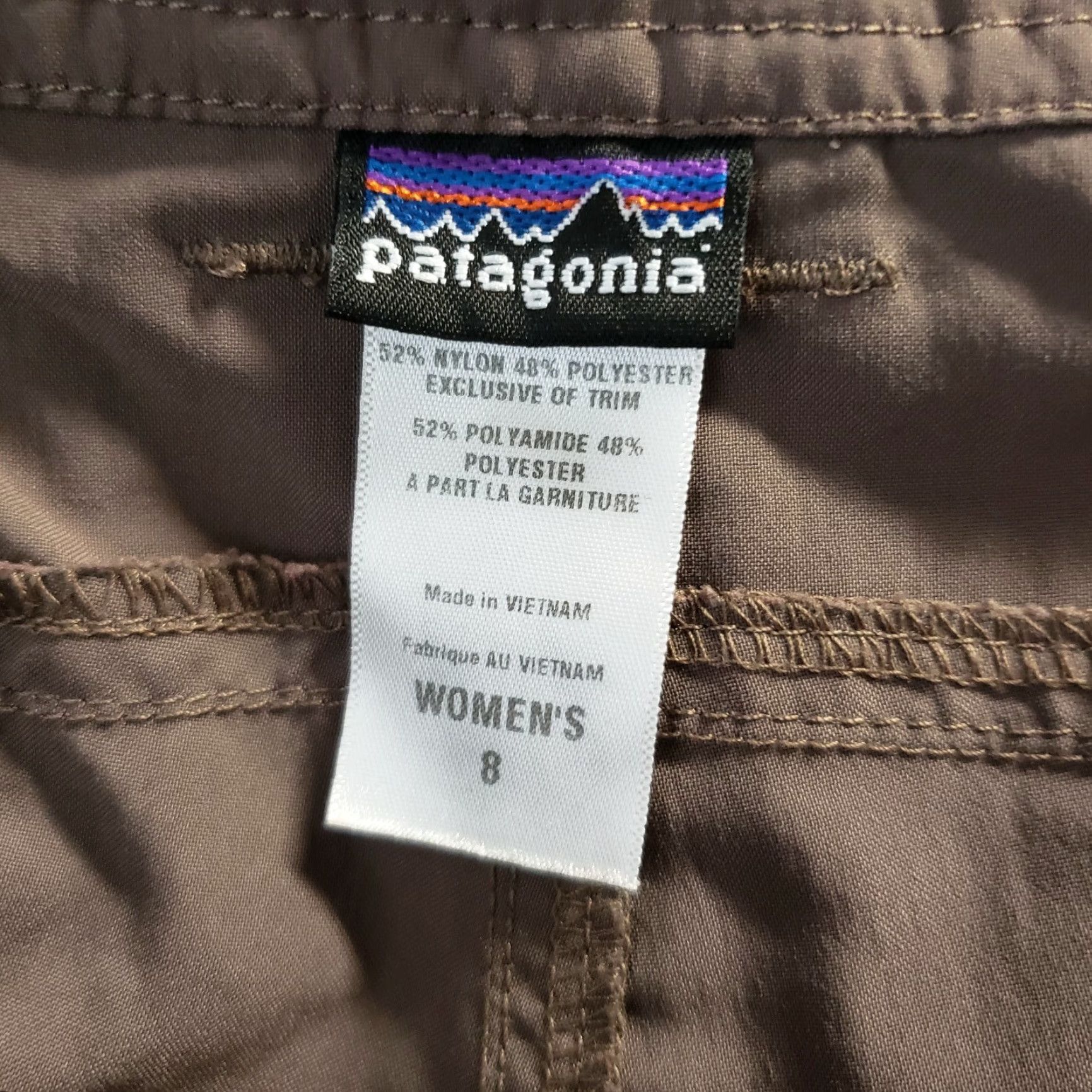 Patagonia Patagonia Womens Cropped Pants Sz 8 Taupe Mid Rise Cargo Pocket Pants Women's 8 Brown Cropped Pockets Patagonia Size 30" / US 8 / IT 44 - 7 Thumbnail