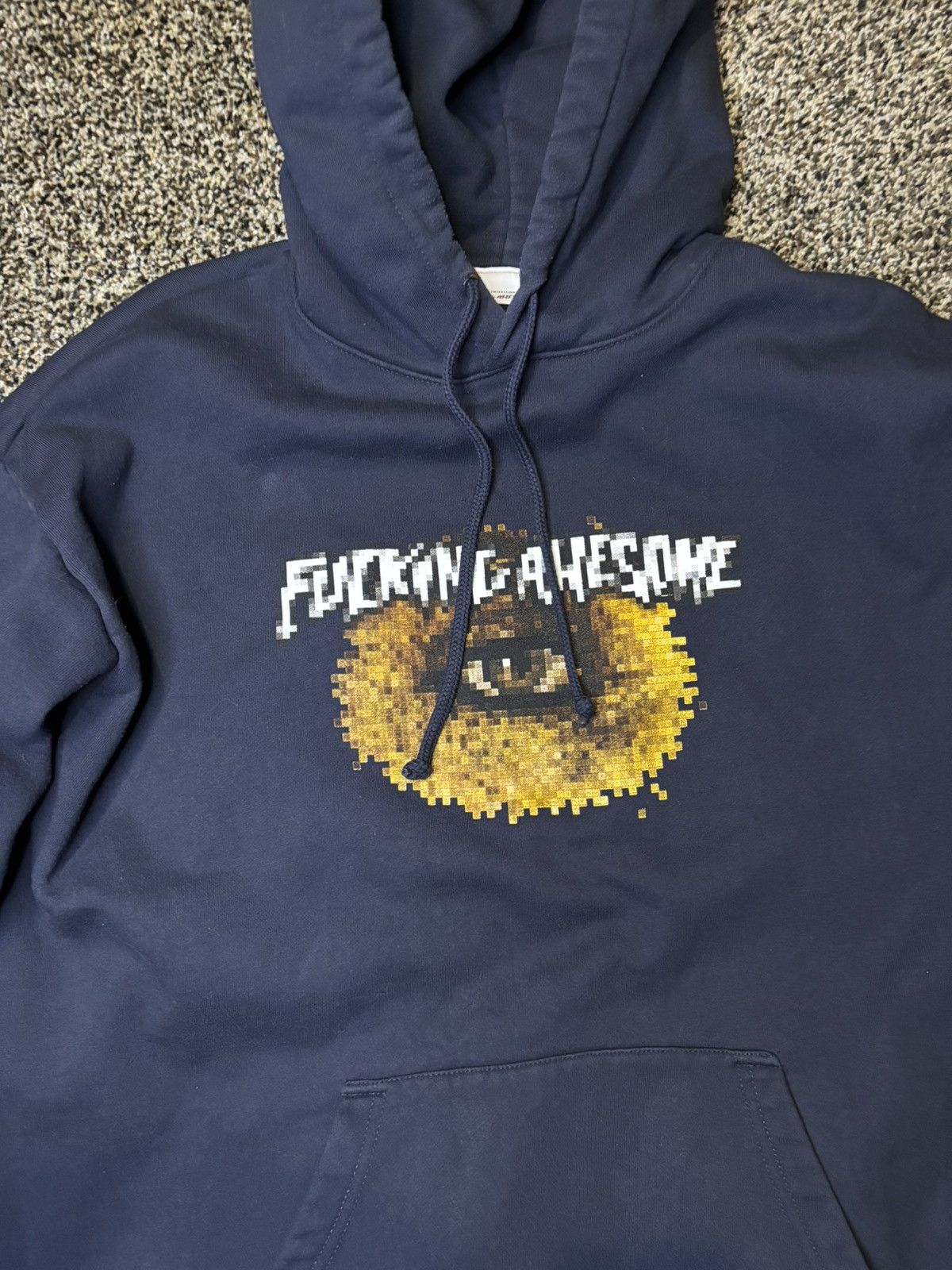 Fucking Awesome Fucking Awesome Pixel Eye Hoodie ‘navy’ Size US XL / EU 56 / 4 - 2 Thumbnail