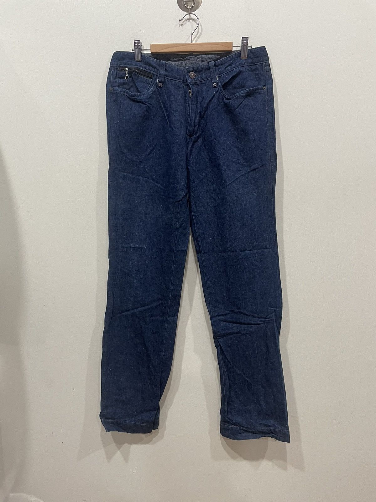 HOLLYWOOD RANCH MARKET Blue Blue Relaxed fix Pants Size US 32 / EU 48 - 1 Thumbnail