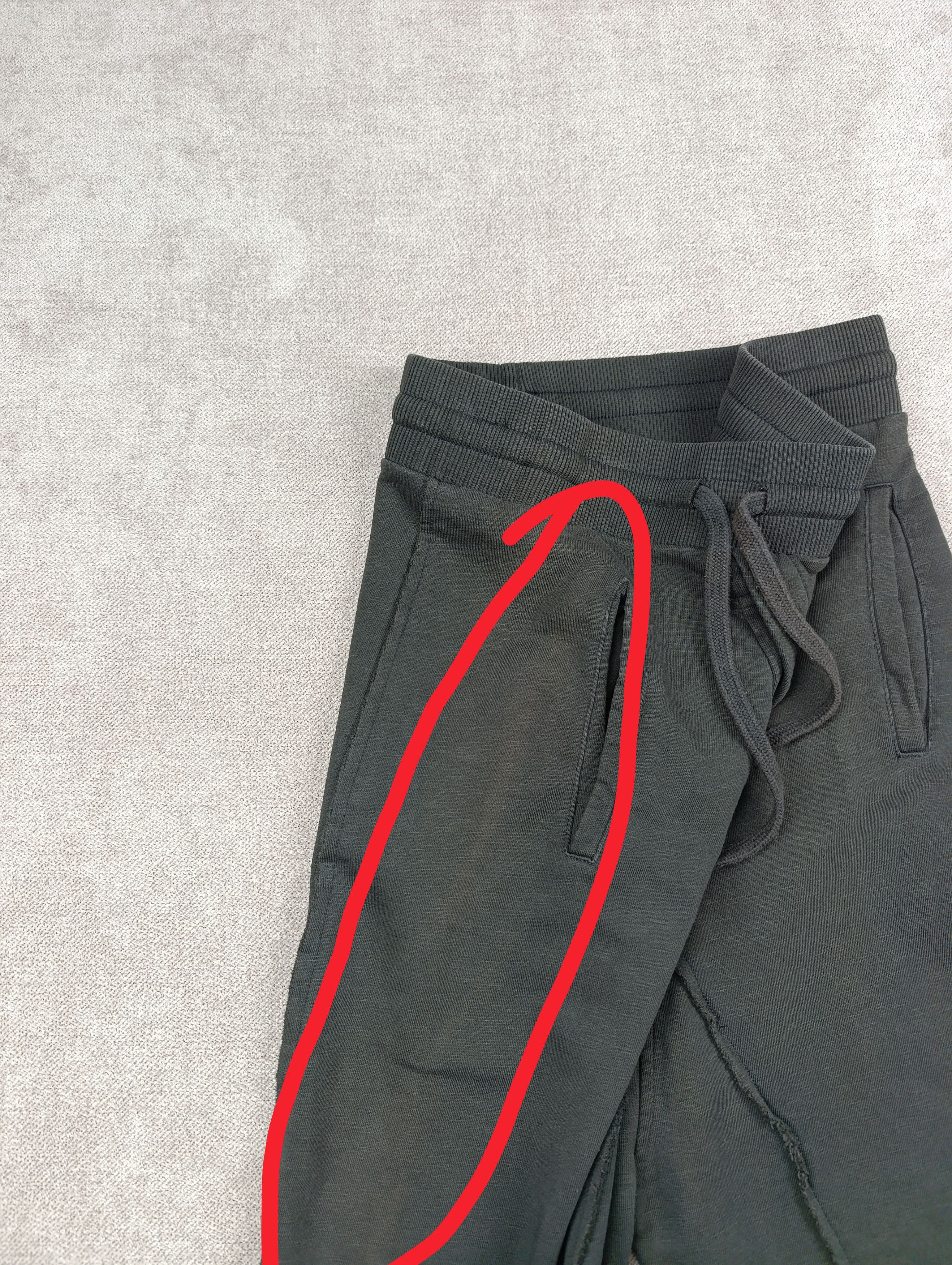 Thom Krom THOM KROM MENS AVANTGARDE ASYMMETRIC SWEATPANTS Size US 30 / EU 46 - 5 Thumbnail
