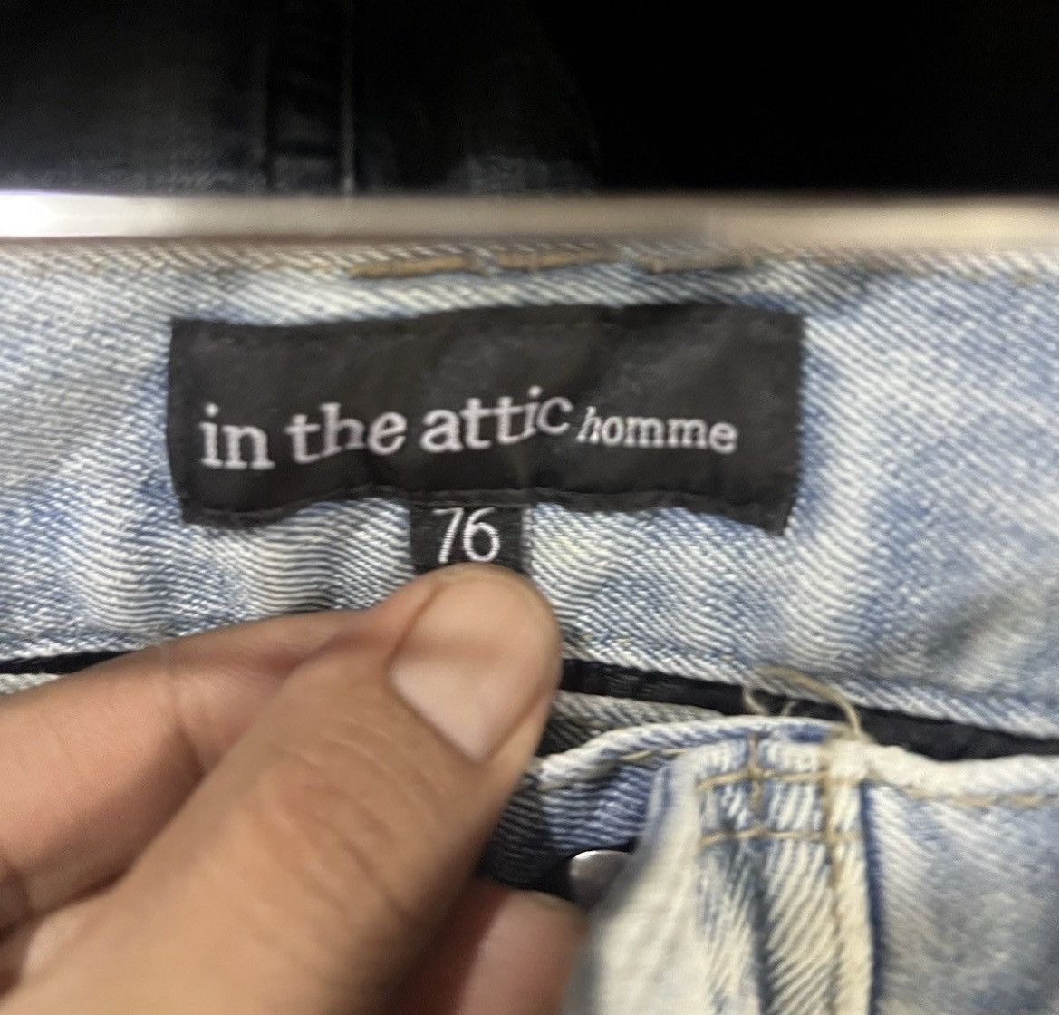 In The Attic 🔥Rare In The Attic Homme Biker Denim Size US 33 - 17 Thumbnail