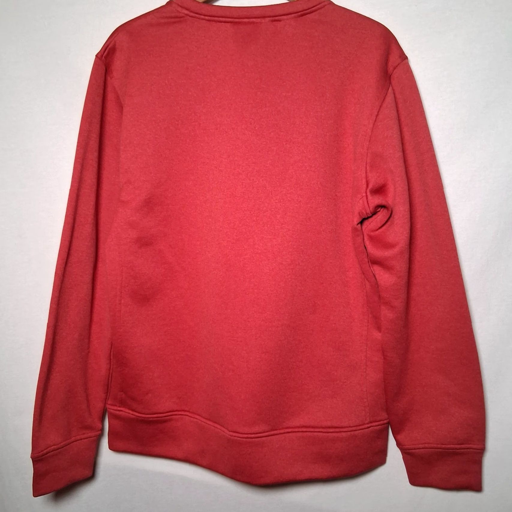 Burton Burton Sweatshirt Men Small Salmon Pullover Snowboarding Snowboarder Crew Neck Long Sleeve Regular Polyester Orange Graphic Fuzzy Inside Thumb Holes Size US S / EU 44-46 / 1 - 3 Thumbnail