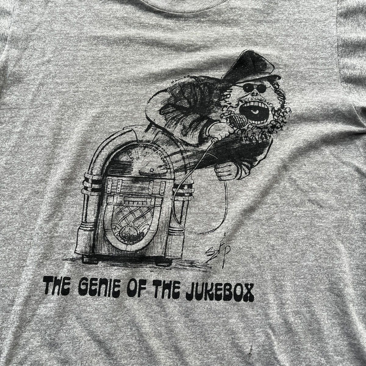Vintage Vintage The Genie Of The Jukebox T-Shirt 80’s M Size US M / EU 48-50 / 2 - 4 Thumbnail