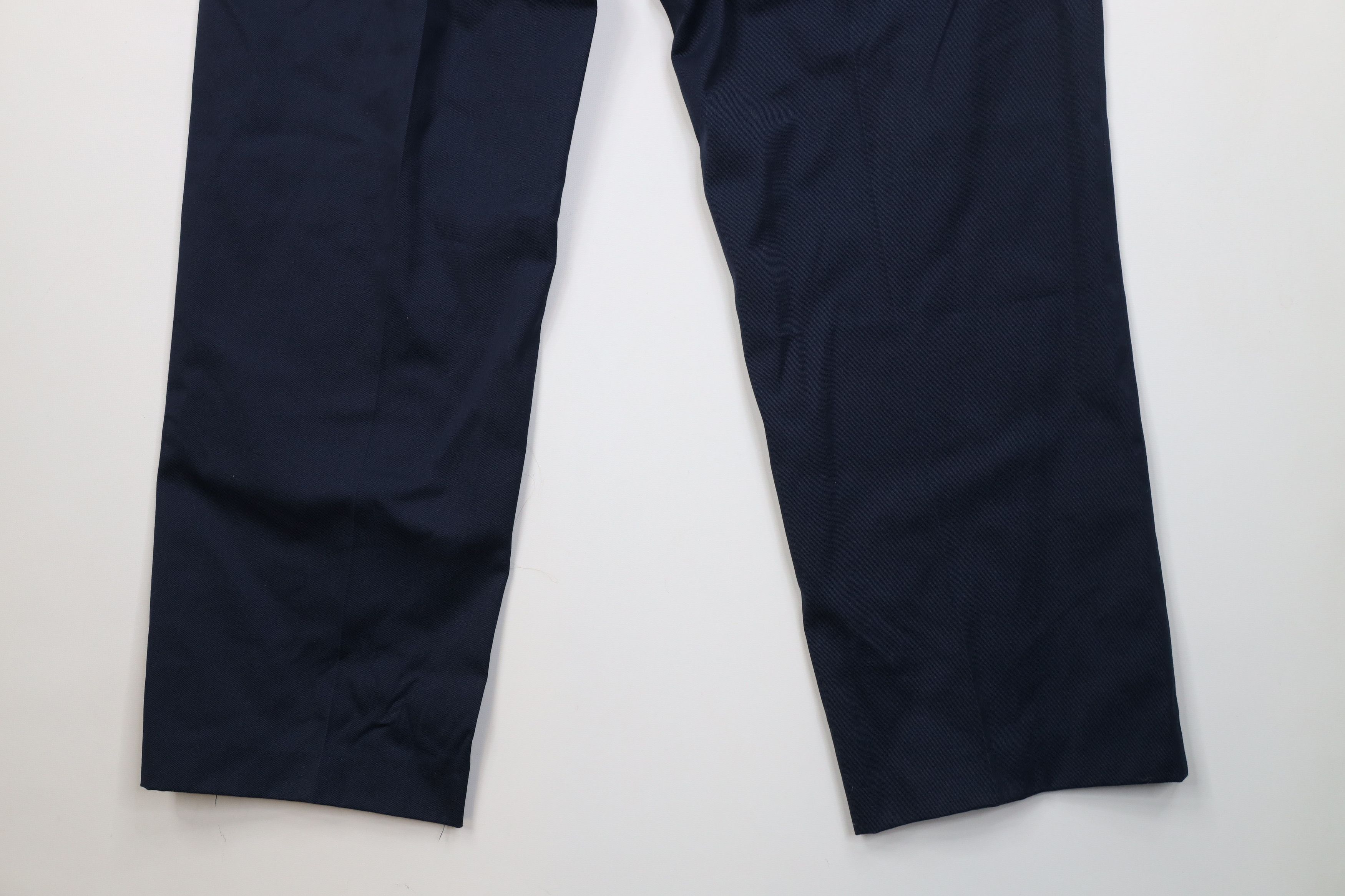 Vintage Vintage 70s Streetwear Wide Leg Chino Pants Blue USA Size US 44 / EU 60 - 12 Thumbnail