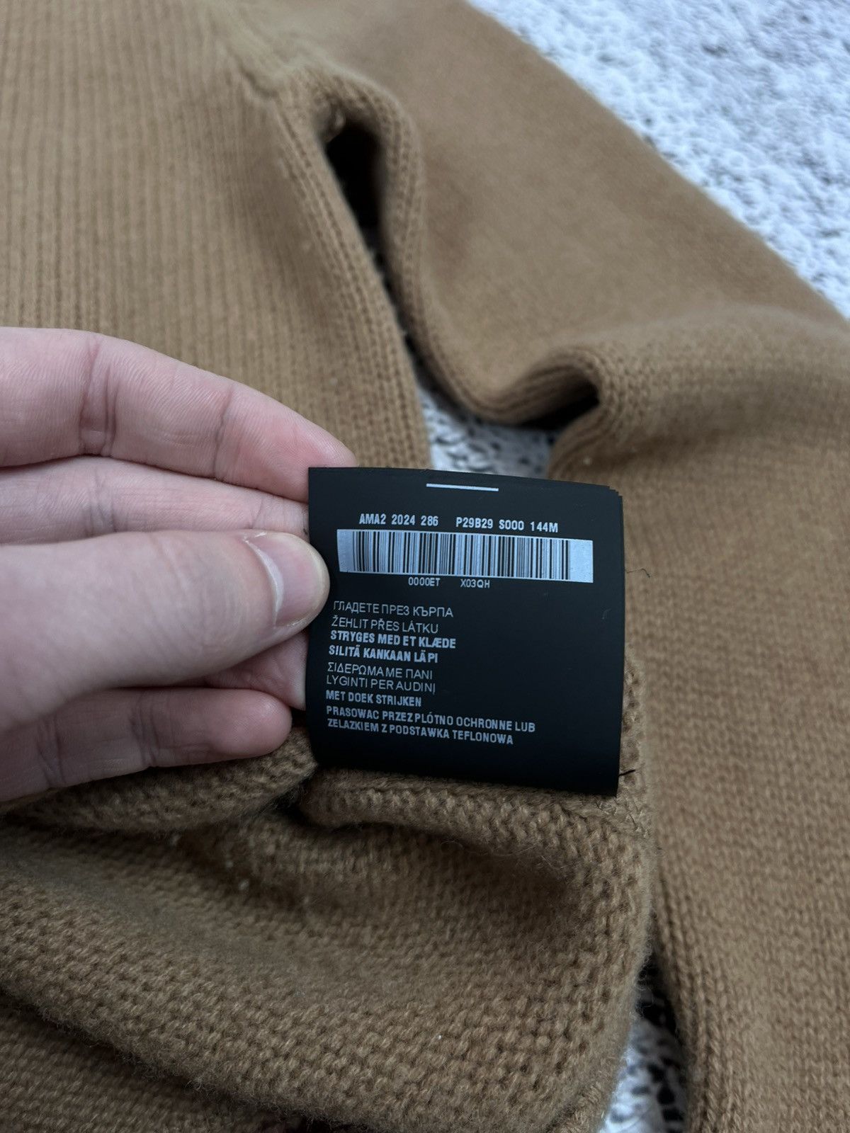 Prada Prada Milano Cashmere Wool Knit Sweater Brown Logo Size XS / US 0-2 / IT 36-38 - 13 Thumbnail