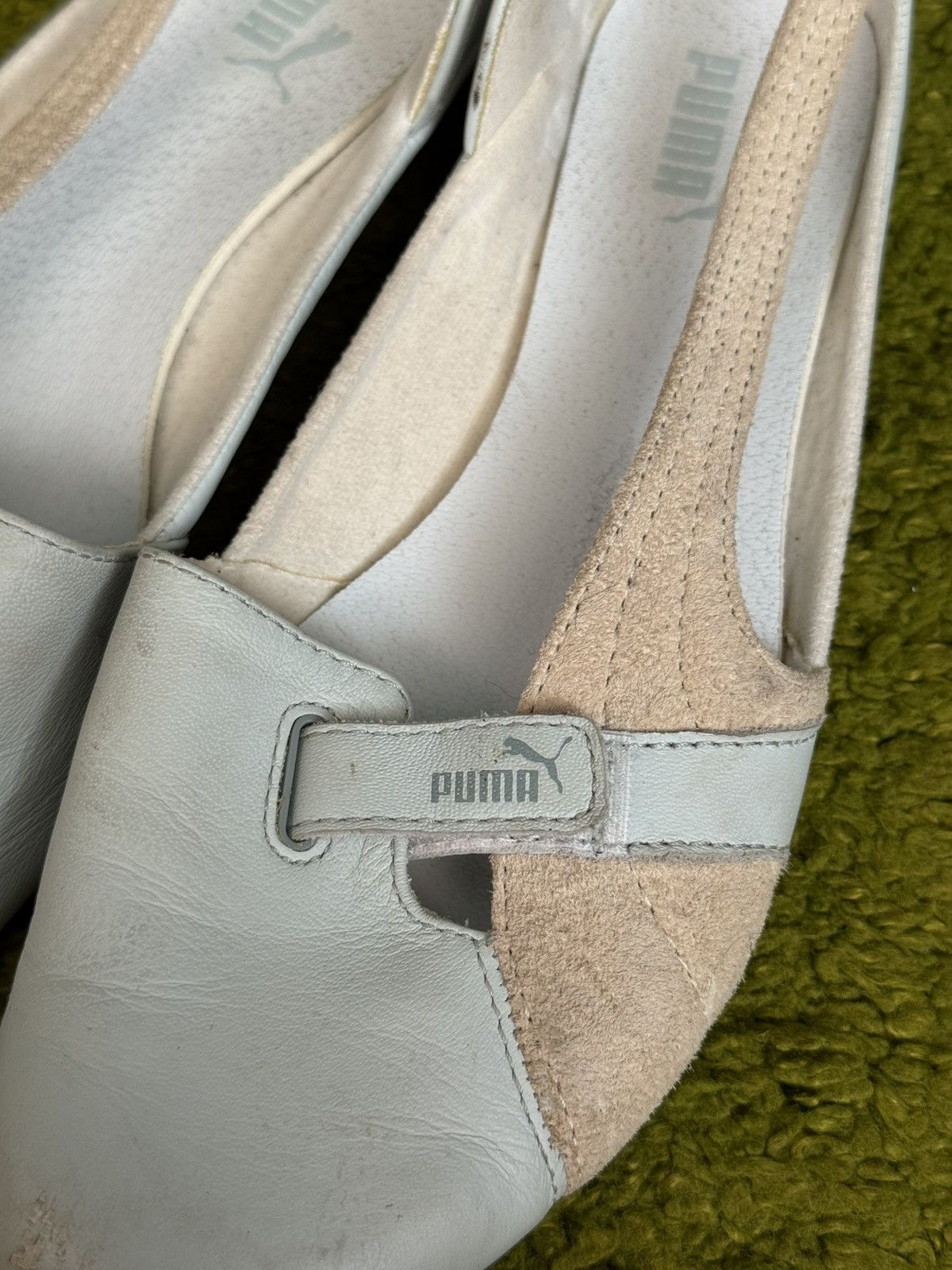 Puma Puma 2000s vintage leather ballet flats Y2K Size US 7.5 / IT 37.5 - 3 Thumbnail