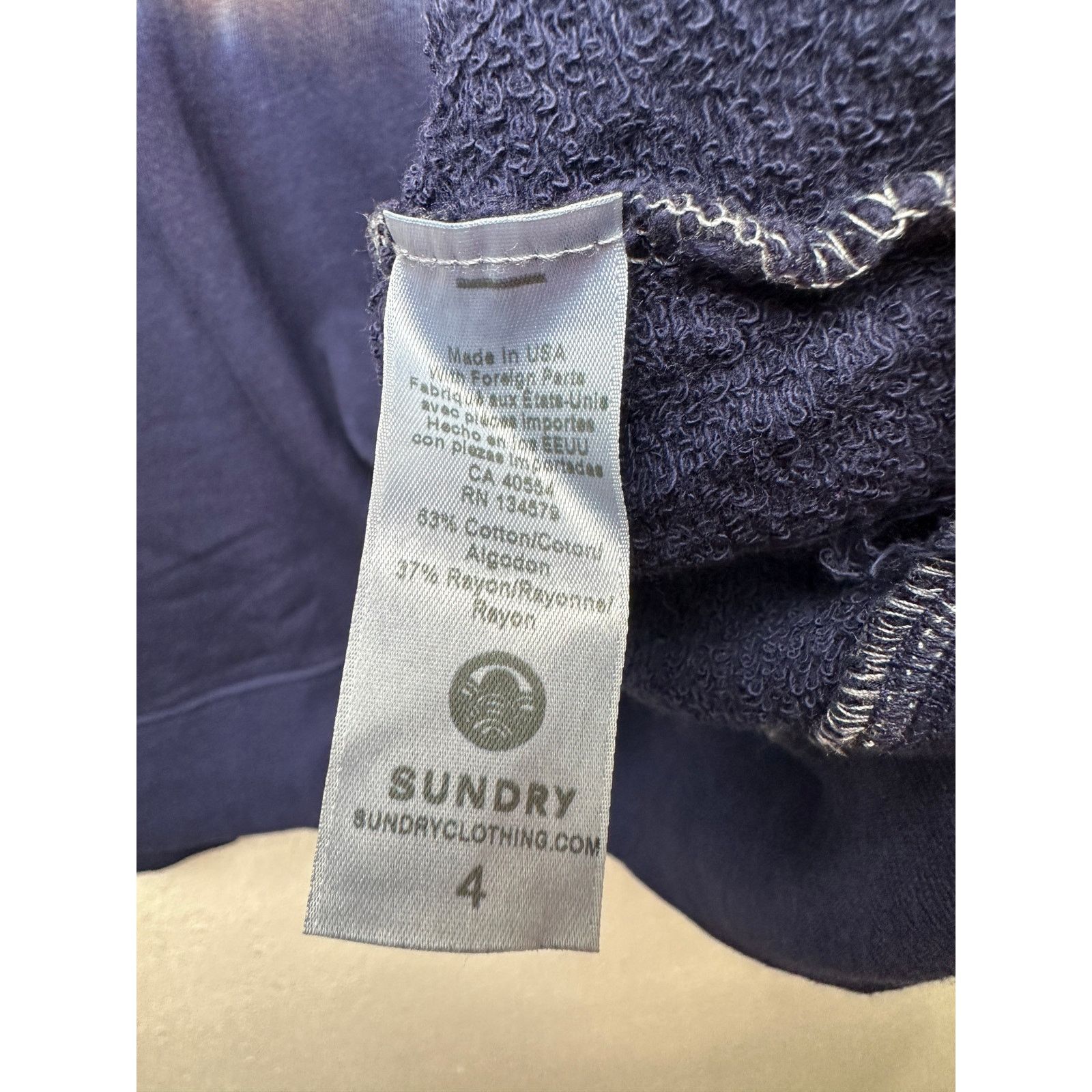Sundry Sundry Sweater Gray Tie Dye Women US 4 Pullover Size S / US 4 / IT 40 - 9 Thumbnail