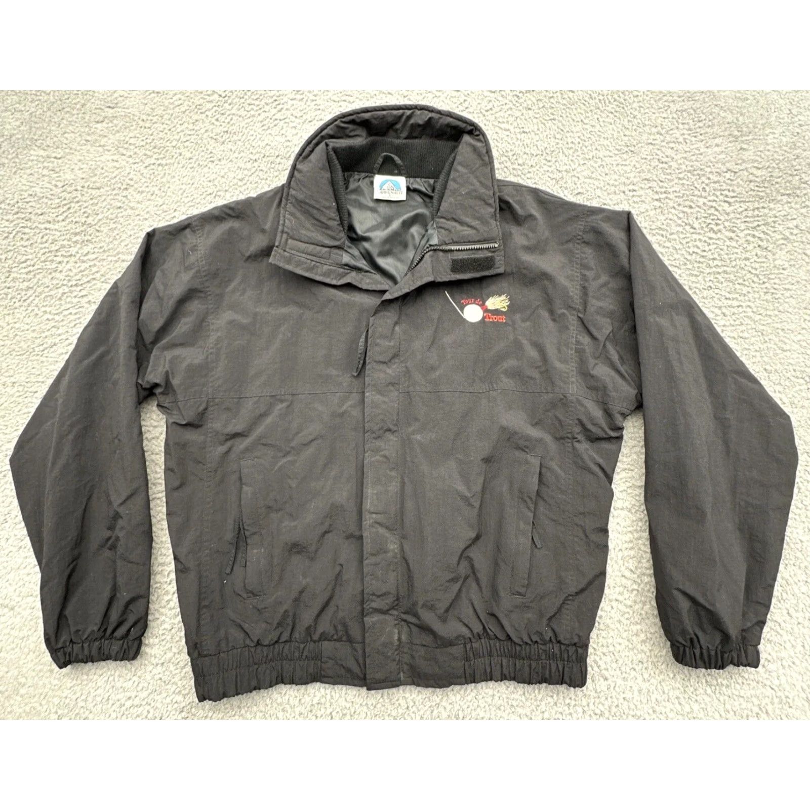 Vintage VINTAGE Fahrenheit Windbreaker Jacket 90s Black XL Men Shirt? Size US XL / EU 56 / 4 - 2 Thumbnail