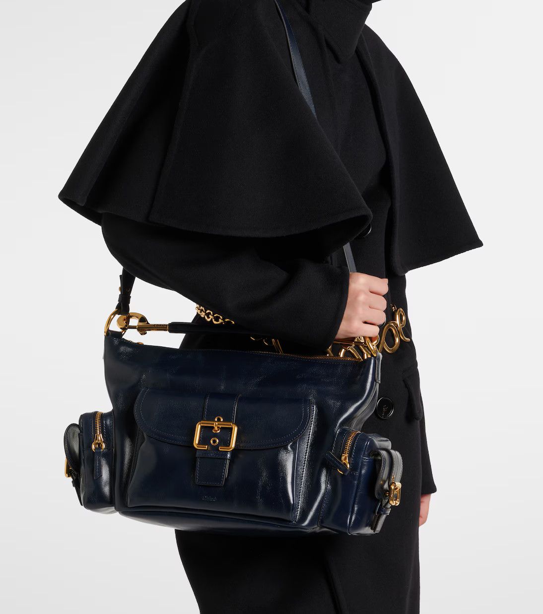 Chloe o1loc1c10126 Size: OS /Medium Double Carry Bag Tapestry Blue Size ONE SIZE - 2 Thumbnail