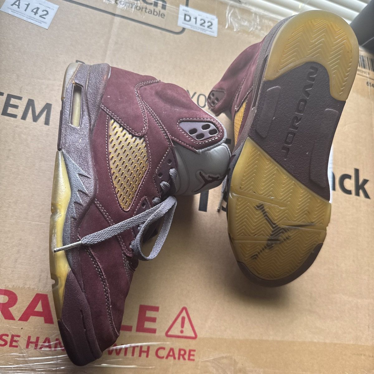 Jordan Brand Jordan 5 2006 burgundy Size US 8 / EU 41 - 6 Thumbnail