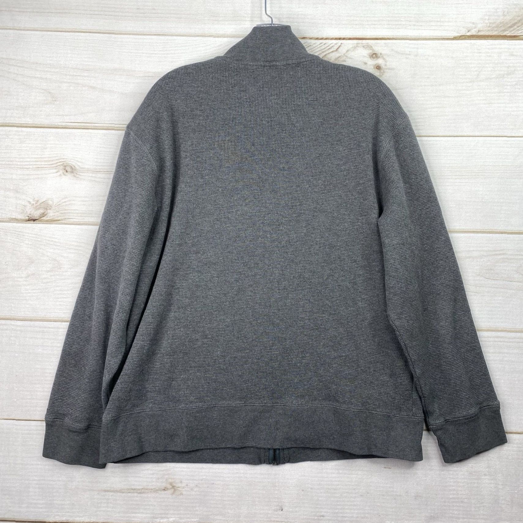 Calvin Klein Calvin Klein Womens Jacket XL Full Zip Gray Waffle Knit Pockets Activewear Casual Sports 90s Womens Jacket XL Gray Full Zip Pockets Activewear Size XL / US 12-14 / IT 48-50 - 8 Thumbnail