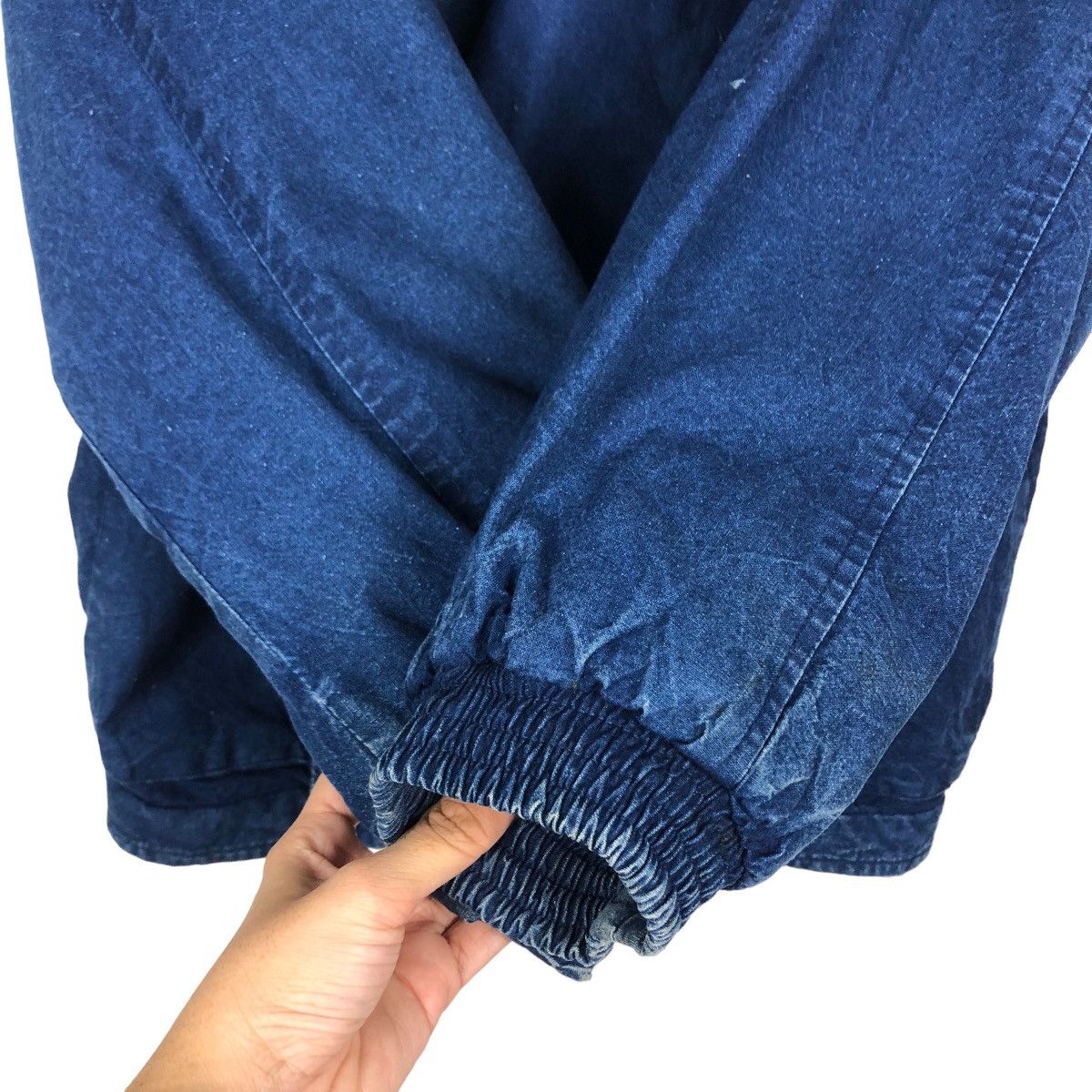 Issey Miyake 🔥Vintage Bomber Denim Jacket North Bound Japan Made Size US M / EU 48-50 / 2 - 15 Thumbnail