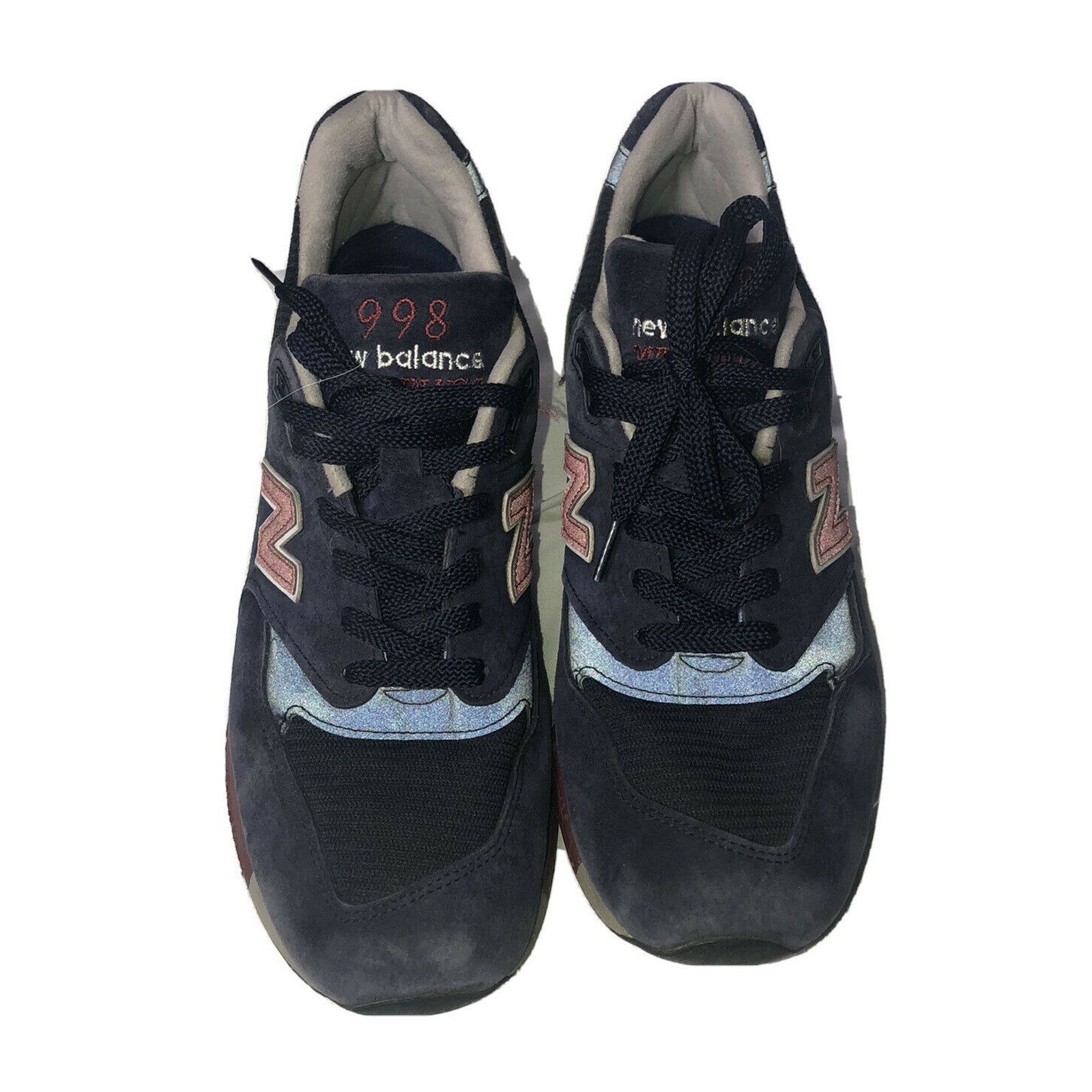 New Balance New Balance 998 MB Navy Blue Red Suede Sneakers Size 10.5 Size US 10.5 / EU 43-44 - 1 Thumbnail
