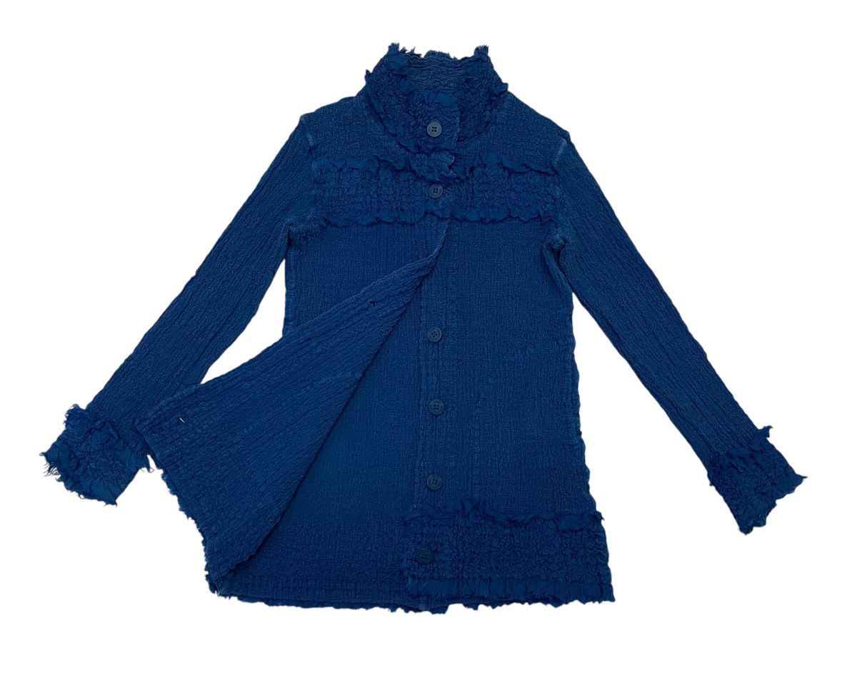 Issey Miyake Me By Issey Miyake Cauliflower Blue Jacket Size M / US 6-8 / IT 42-44 - 4 Thumbnail