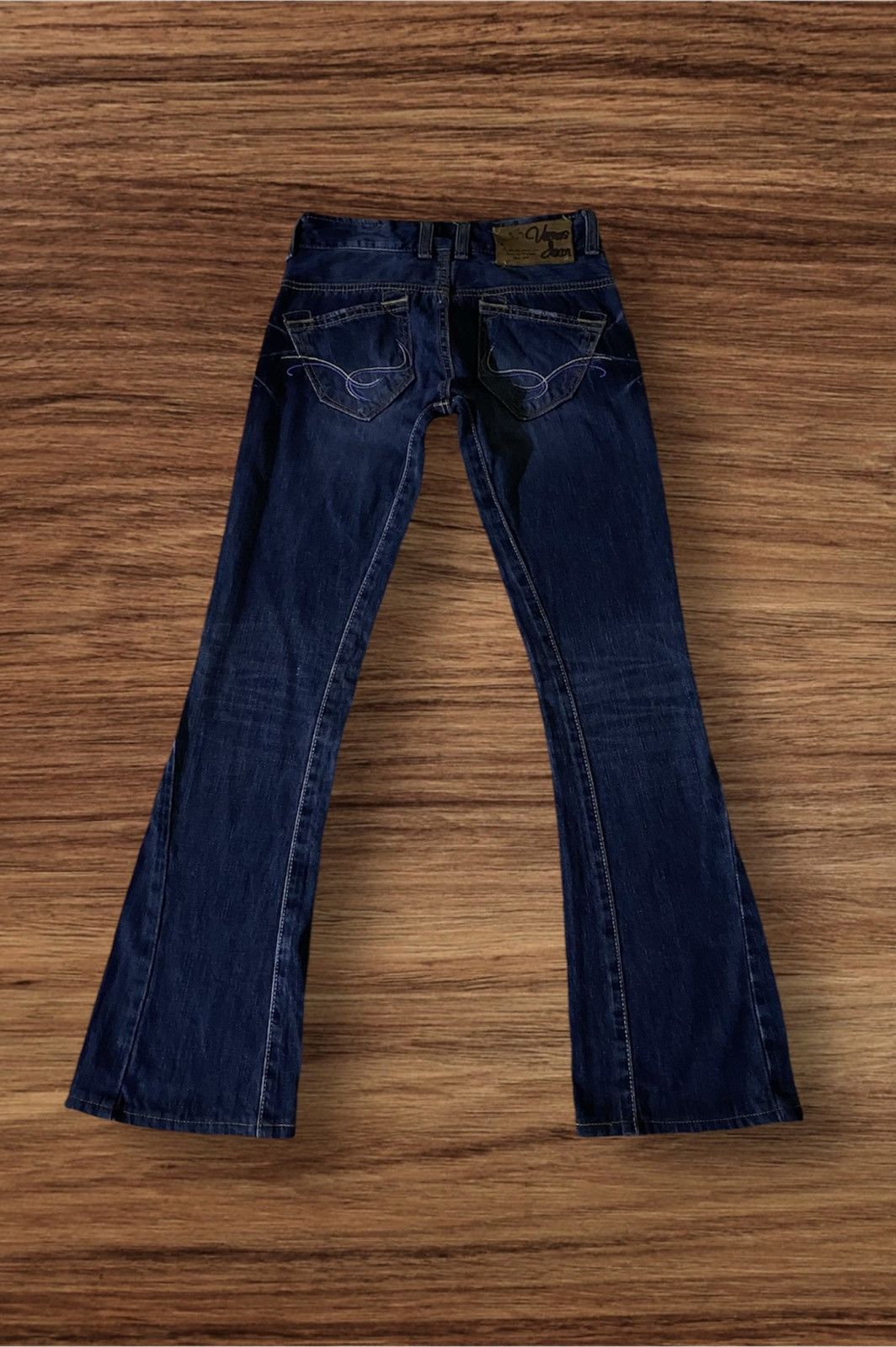 Edwin 🔥FLARE🔥🔥Something Edwin Vienus Jean Flare Denim Size US 27 - 1 Thumbnail