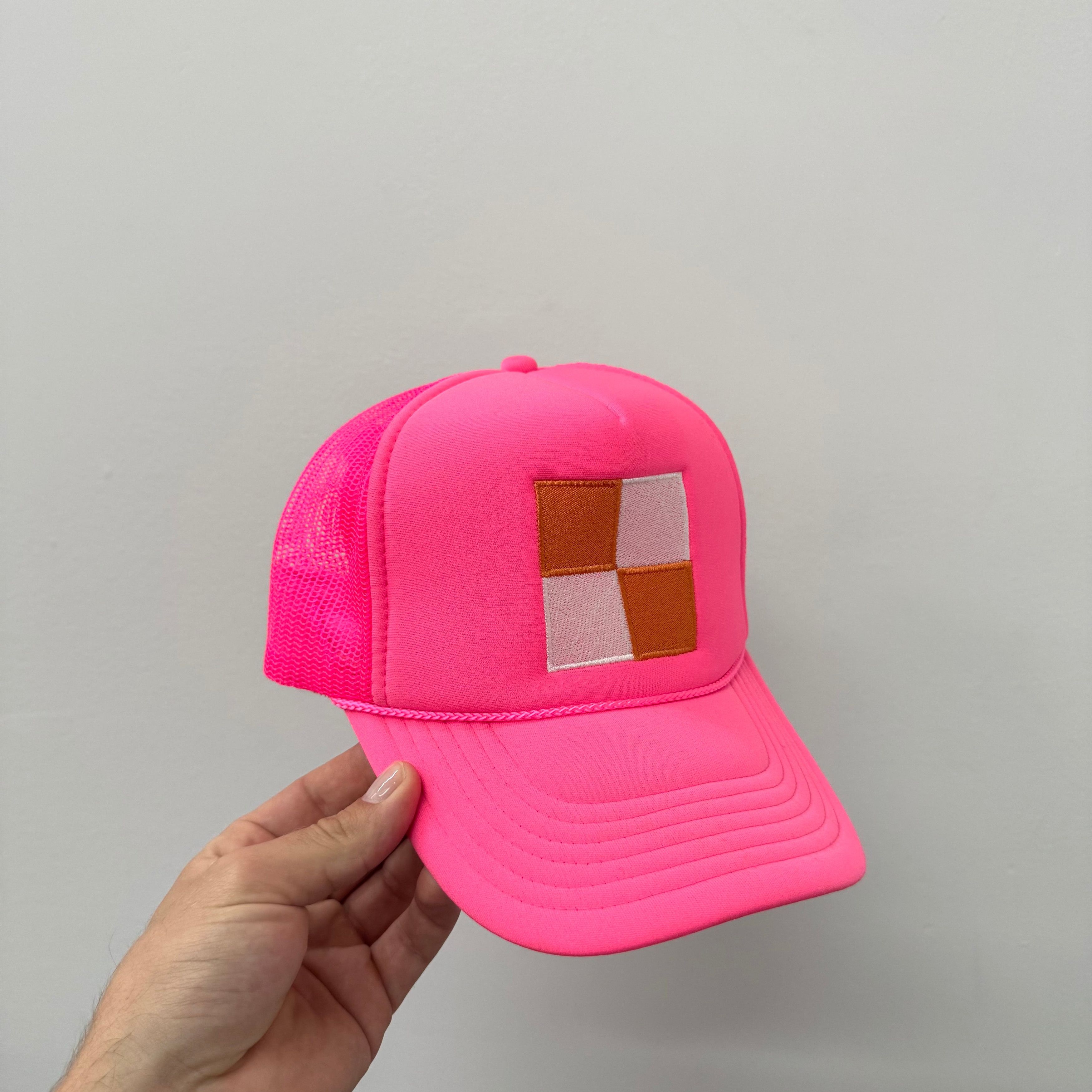 Virgil Abloh Trucker Hat Pink