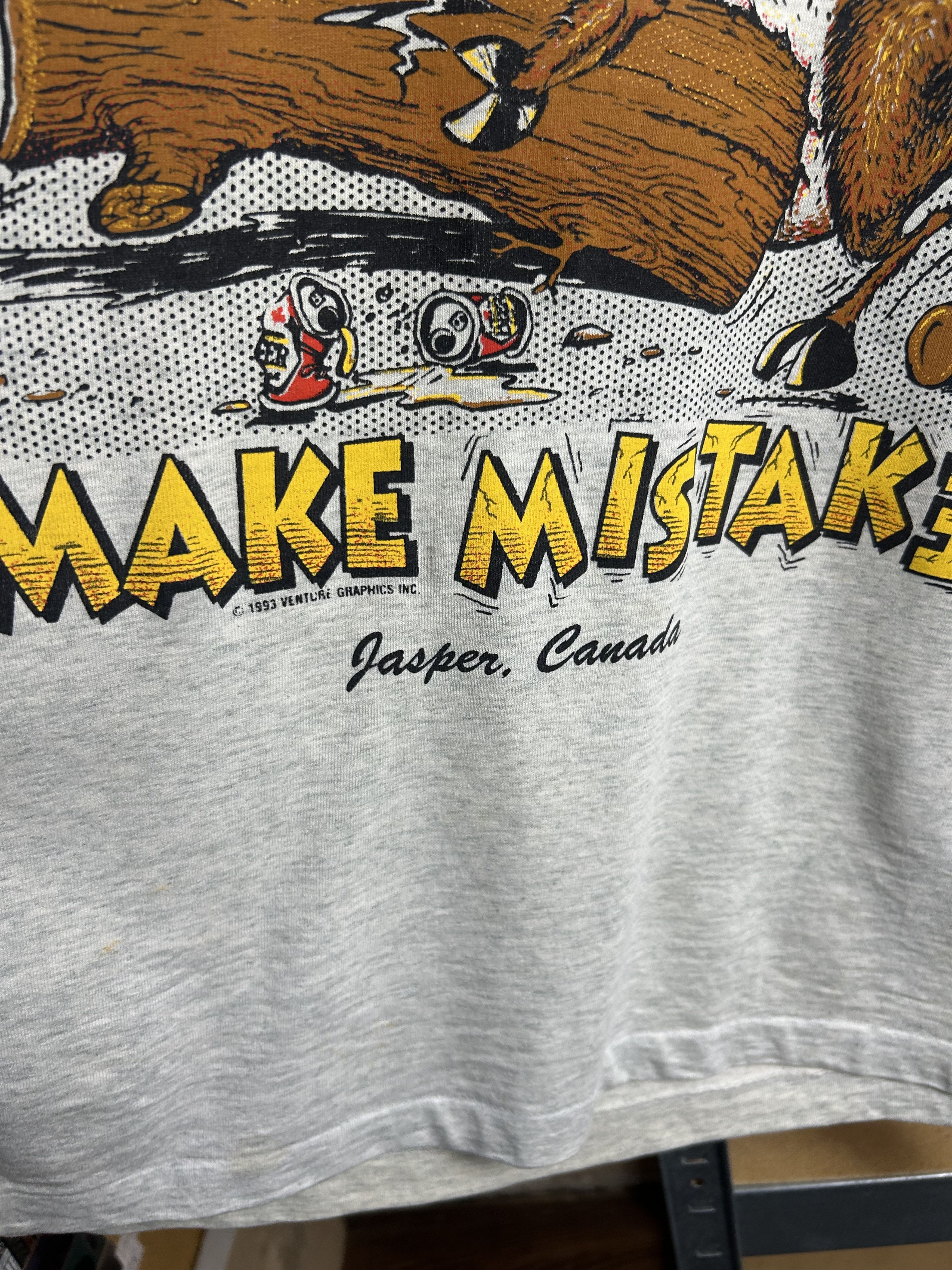 Vintage Vintage 90s Drunk Moose Funny Humor Sex T-shirt Size US L / EU 52-54 / 3 - 10 Thumbnail