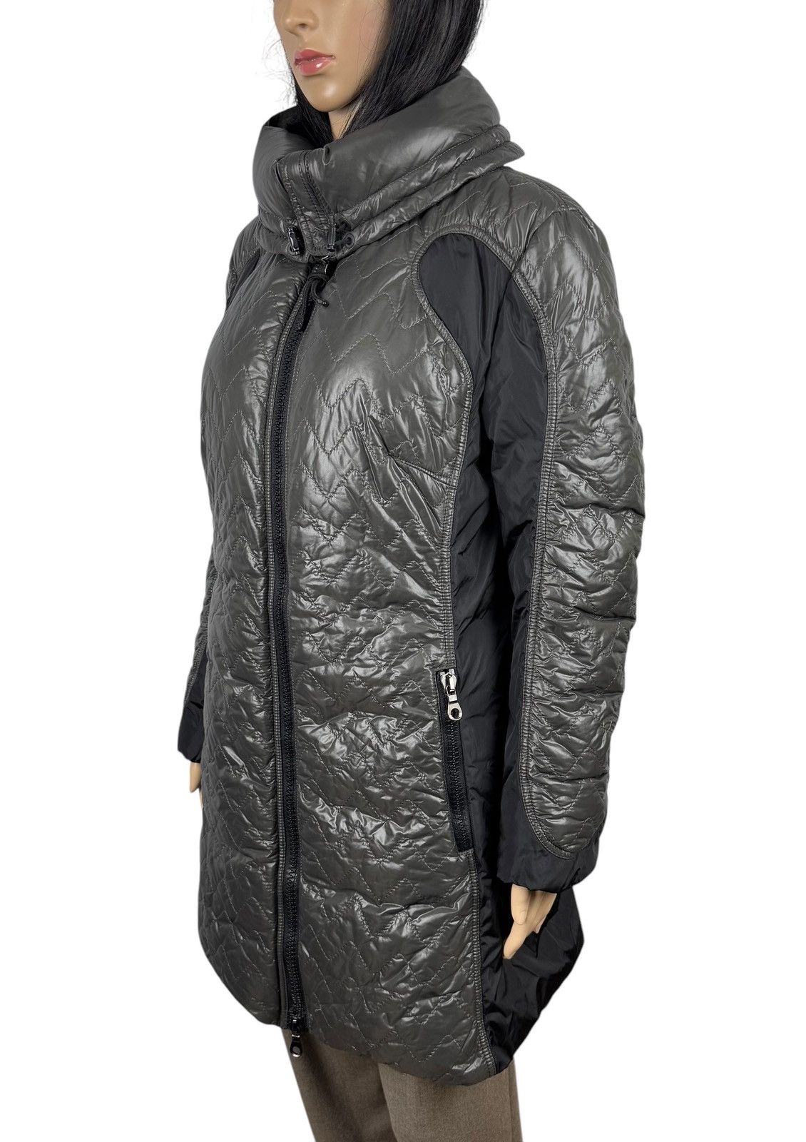 Other Marc Cain Down Puffer Jacket Quilted High-Neck size 4 Size L / US 10 / IT 46 - 5 Thumbnail