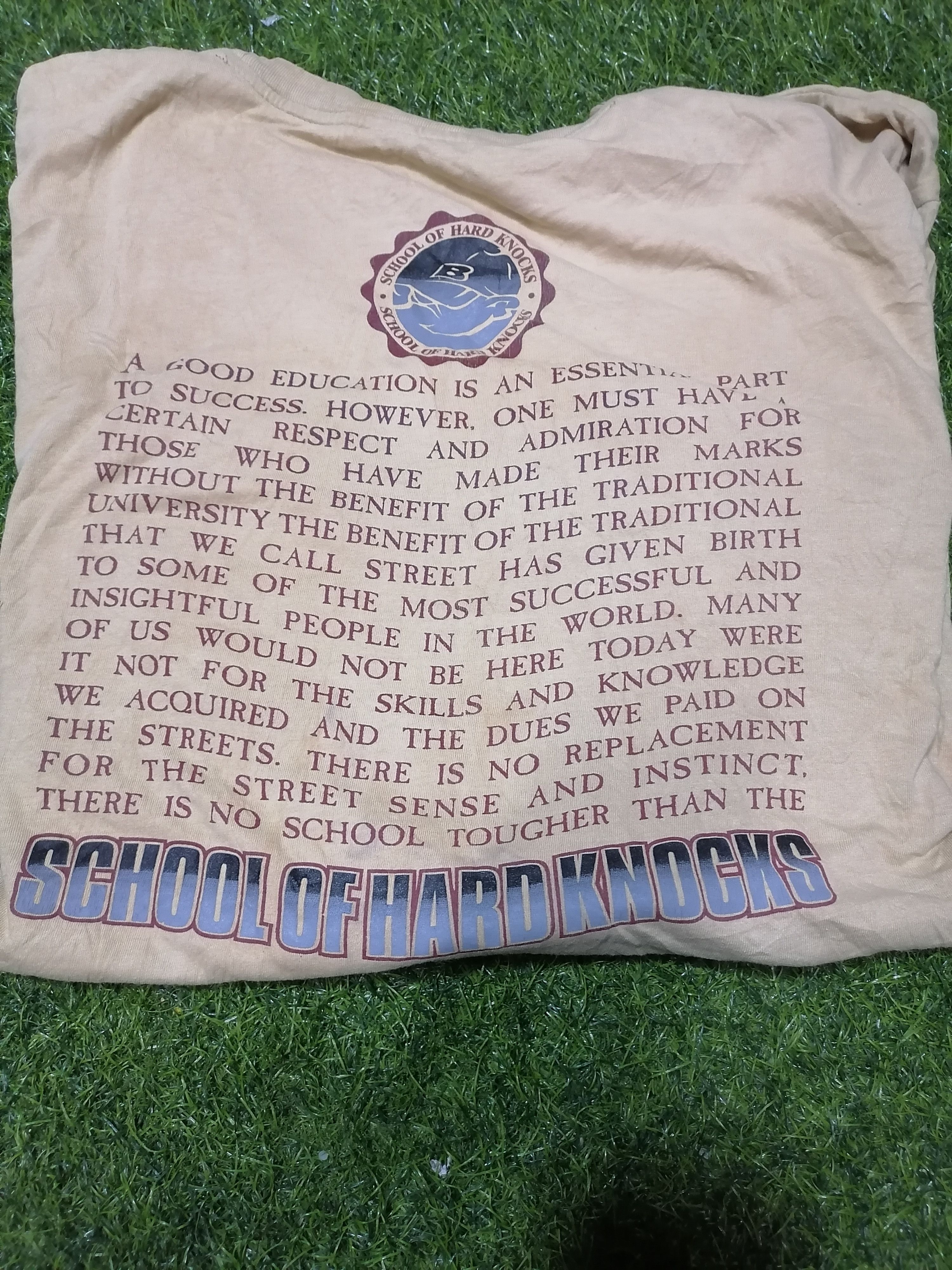 Vintage Schools Of Hard Knocks shirt vintage Size US XL / EU 56 / 4 - 4 Thumbnail