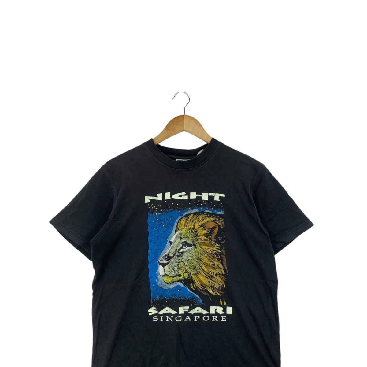 Vintage Vintage NIGHT SAFARI SINGAPORE Lion King Tee Shirt Top Size M / US 6-8 / IT 42-44 - 2 Thumbnail