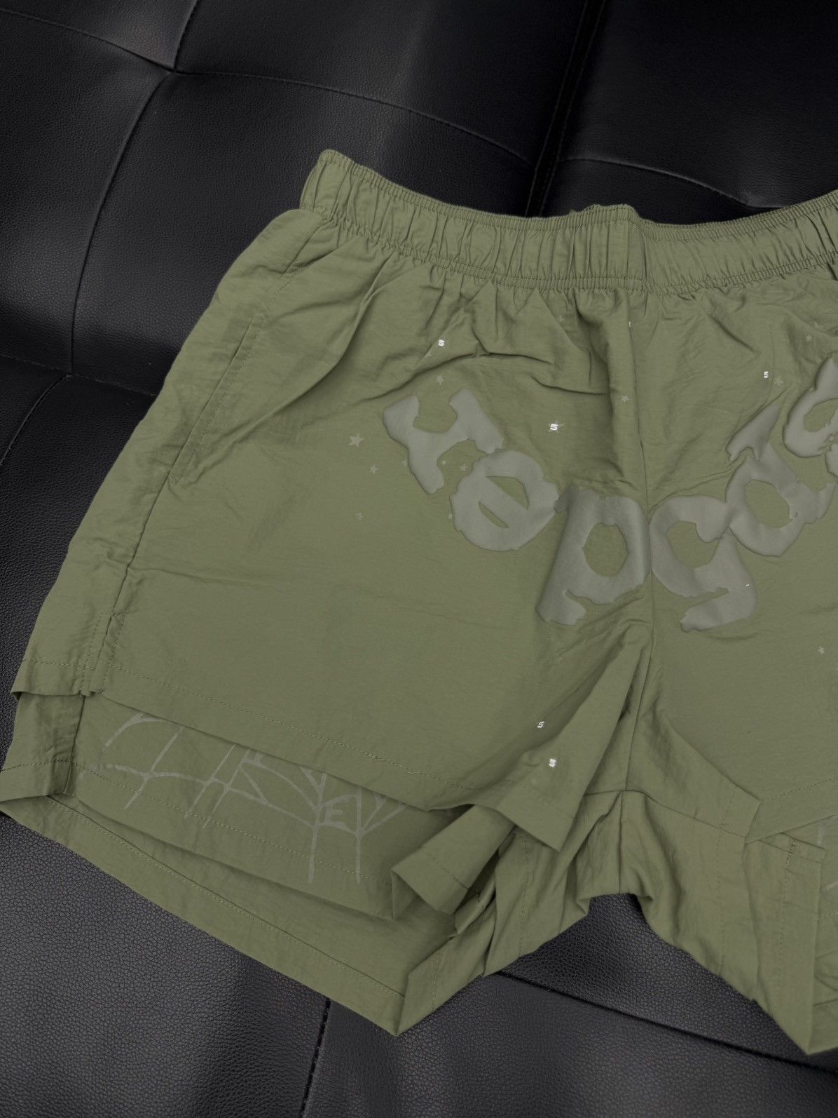 Sp5der Sp5der Double Layer WEB Shorts Size M (NEW) Green Size US 29 - 3 Thumbnail