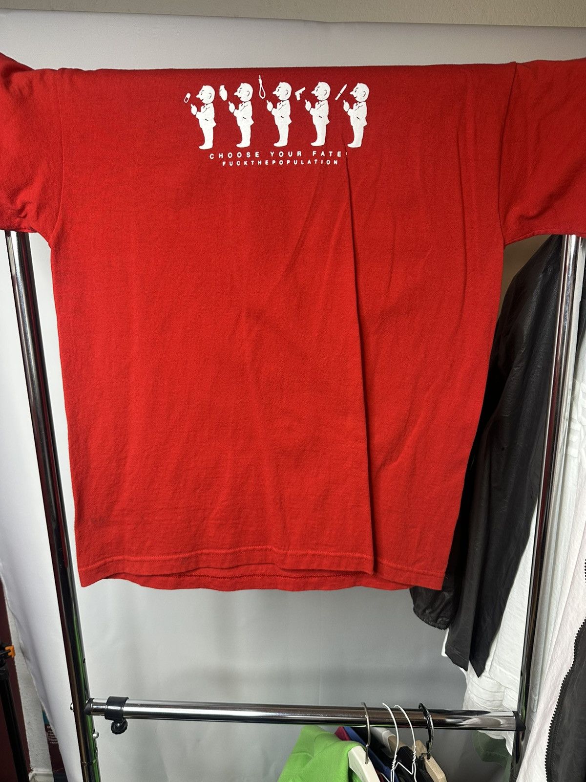 Fuck The Population FTP Choose Your Fate Tee - Red Size US L / EU 52-54 / 3 - 2 Thumbnail