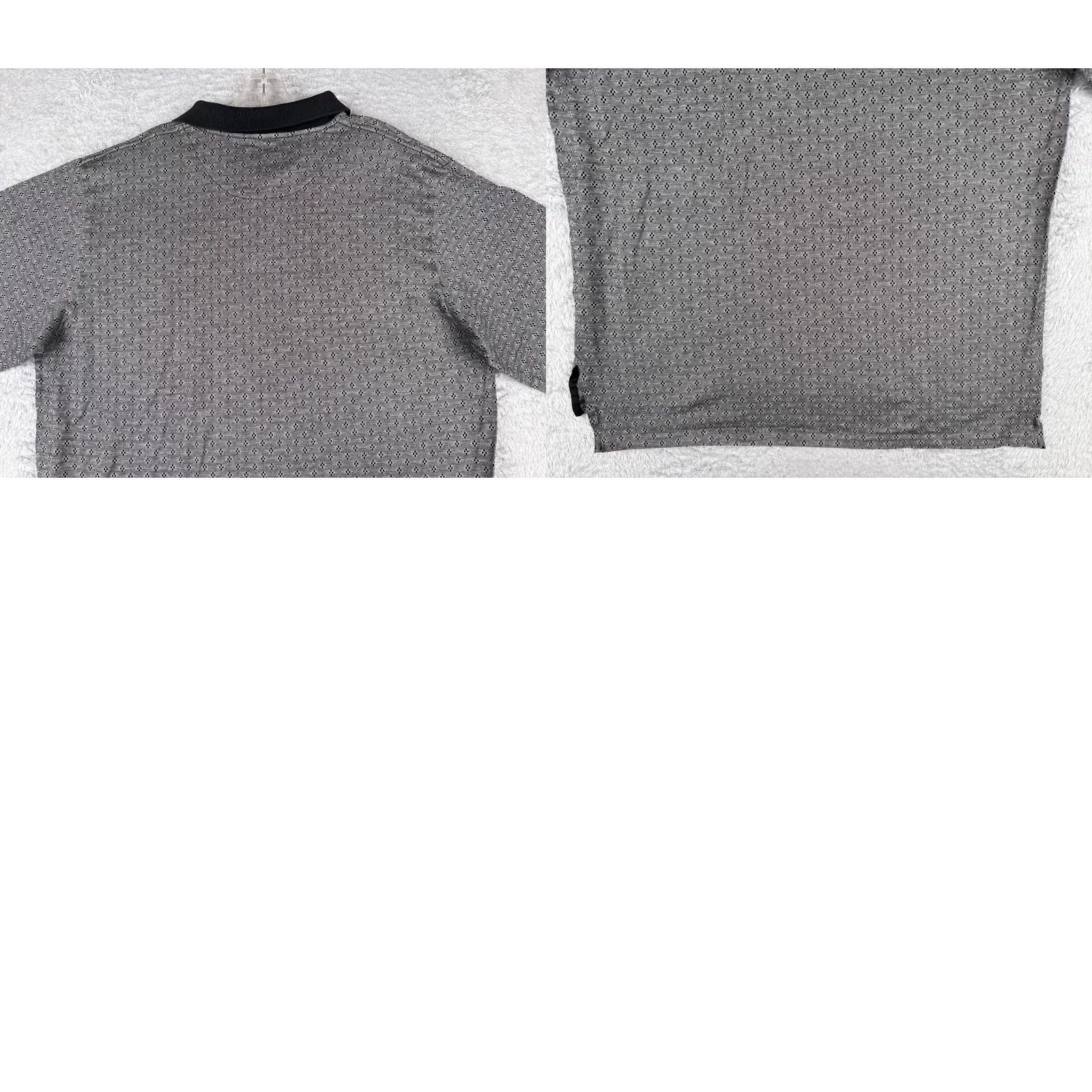 Ralph Lauren Polo Golf Ralph Lauren Shirt Men Extra Large Gray Diamond Geometric 100% Cotton Size US XL / EU 56 / 4 - 9 Thumbnail