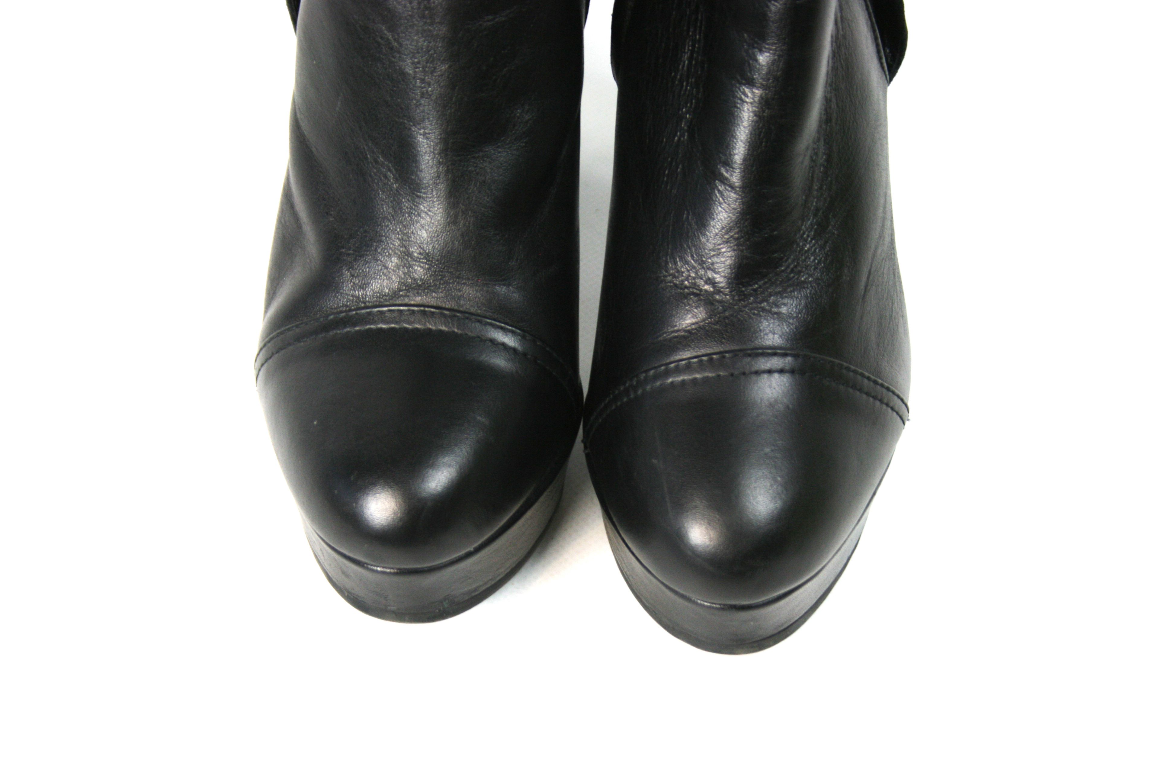 John Galliano G Logo Y2K Platform Boots Size US 8.5 / IT 38.5 - 5 Thumbnail