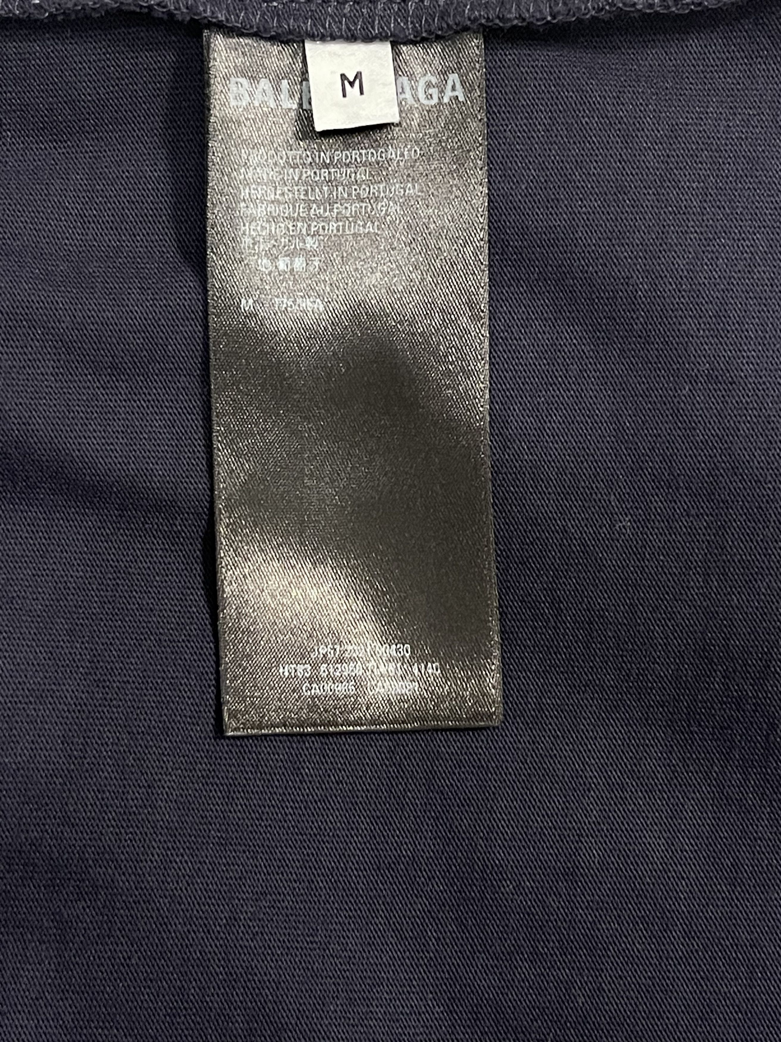 Balenciaga (BNWT*)Balenciaga 21fw Boxy navy Blue t shirt Size US M / EU 48-50 / 2 - 6 Thumbnail