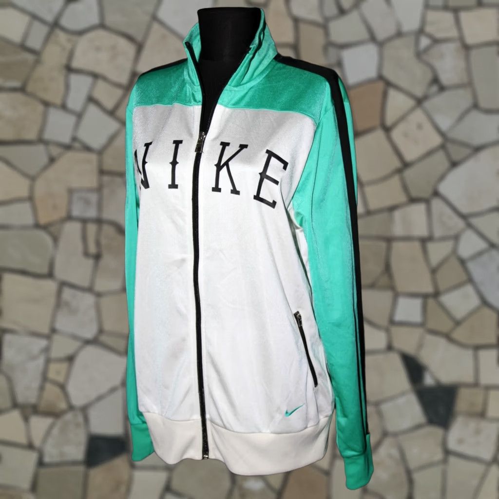 Nike Nike Women's Track Jacket XL White Green Size XL / US 12-14 / IT 48-50 - 1 Thumbnail